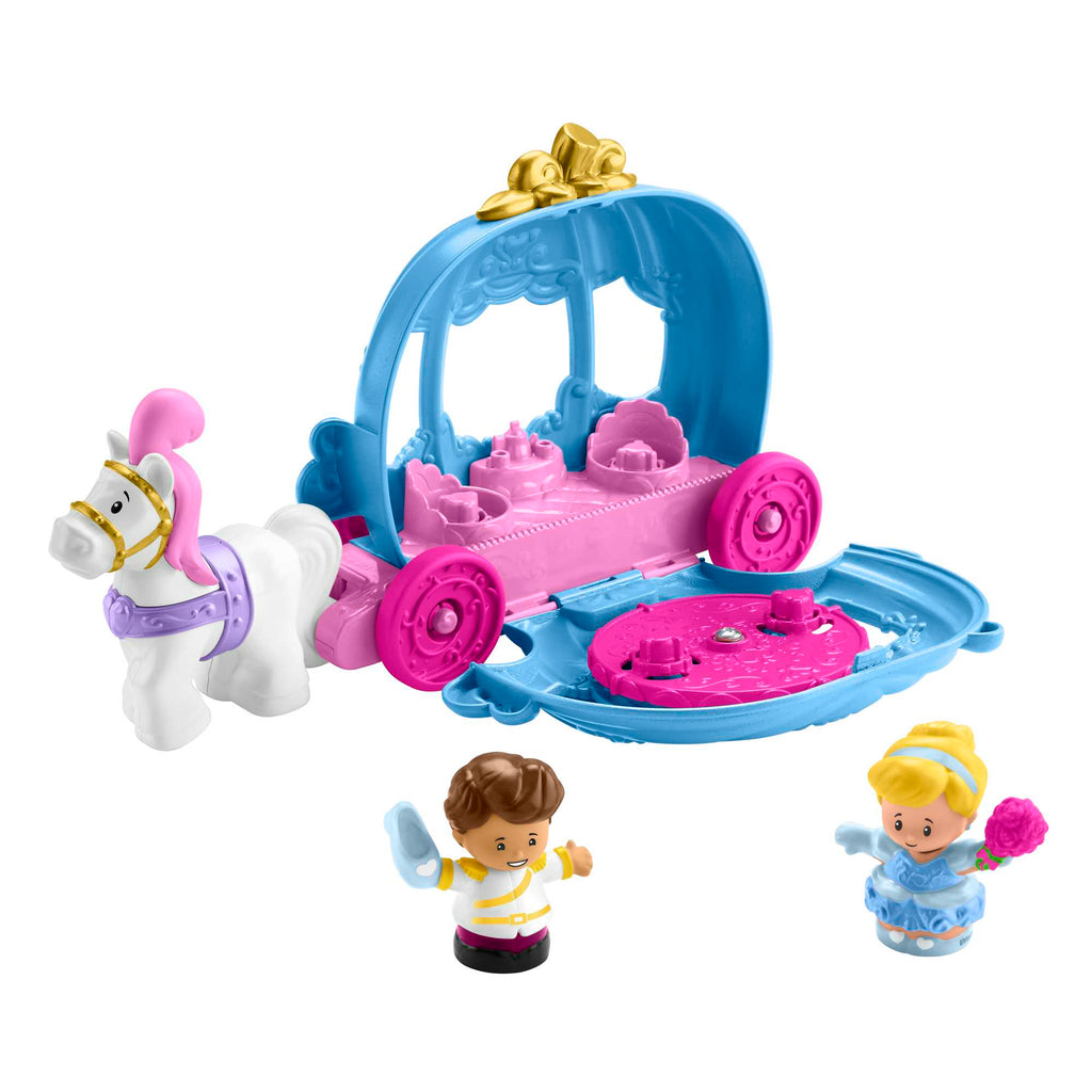 Disney Princess Cinderella's Dancing Carriage Playset By Little People