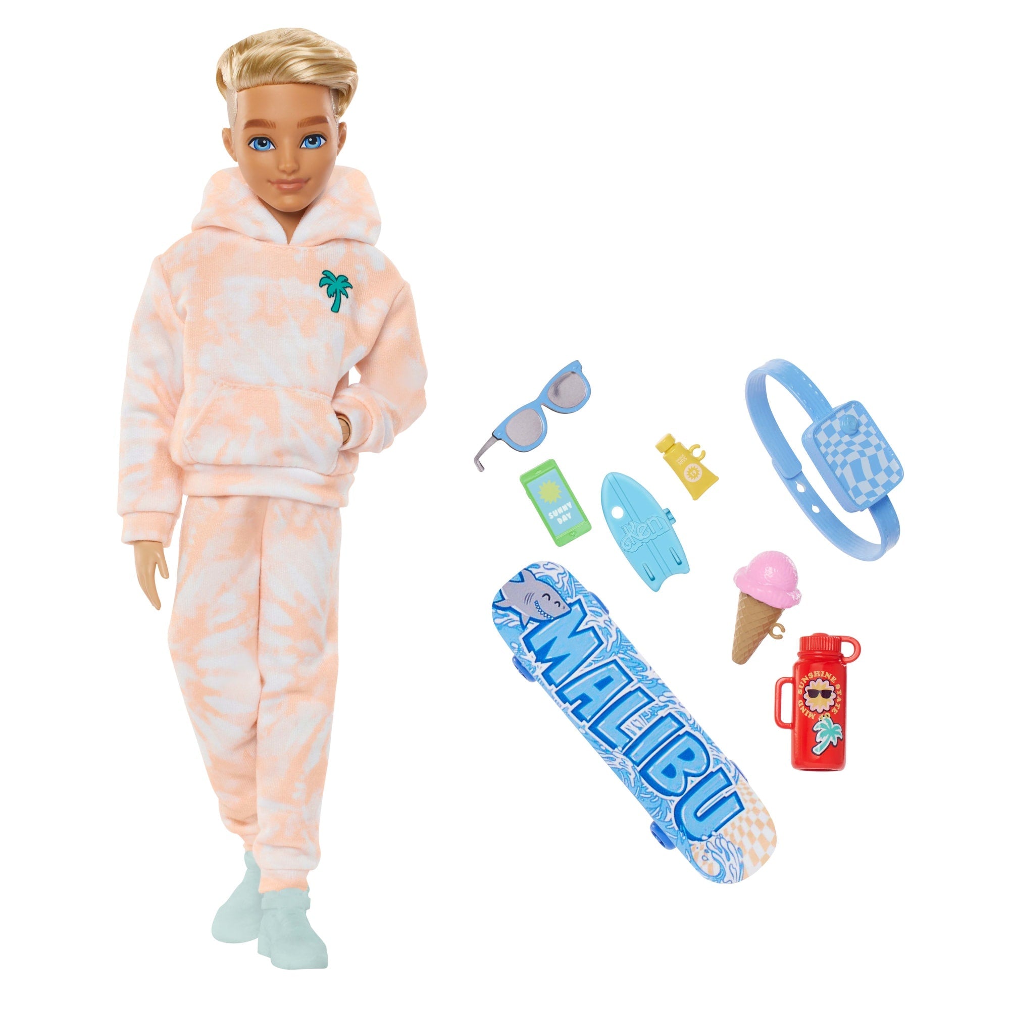 Barbie  Équipe de Rêve  Poupée  Ken, 9 Accessoires