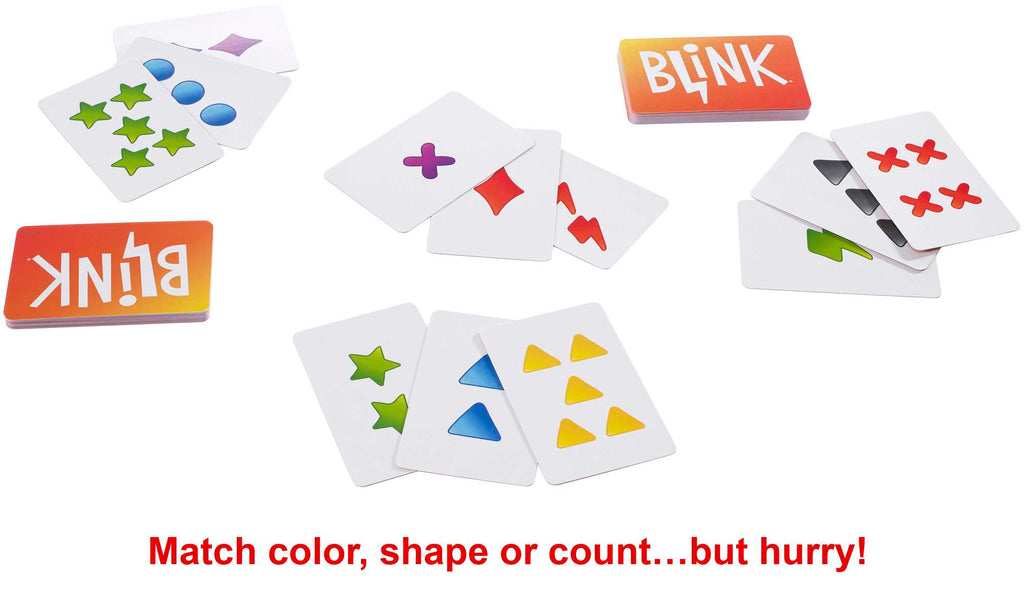 Blink Card Game For Family Night, World's Fastest Card Game, Easy For Kids in A Collectible Storage Tin