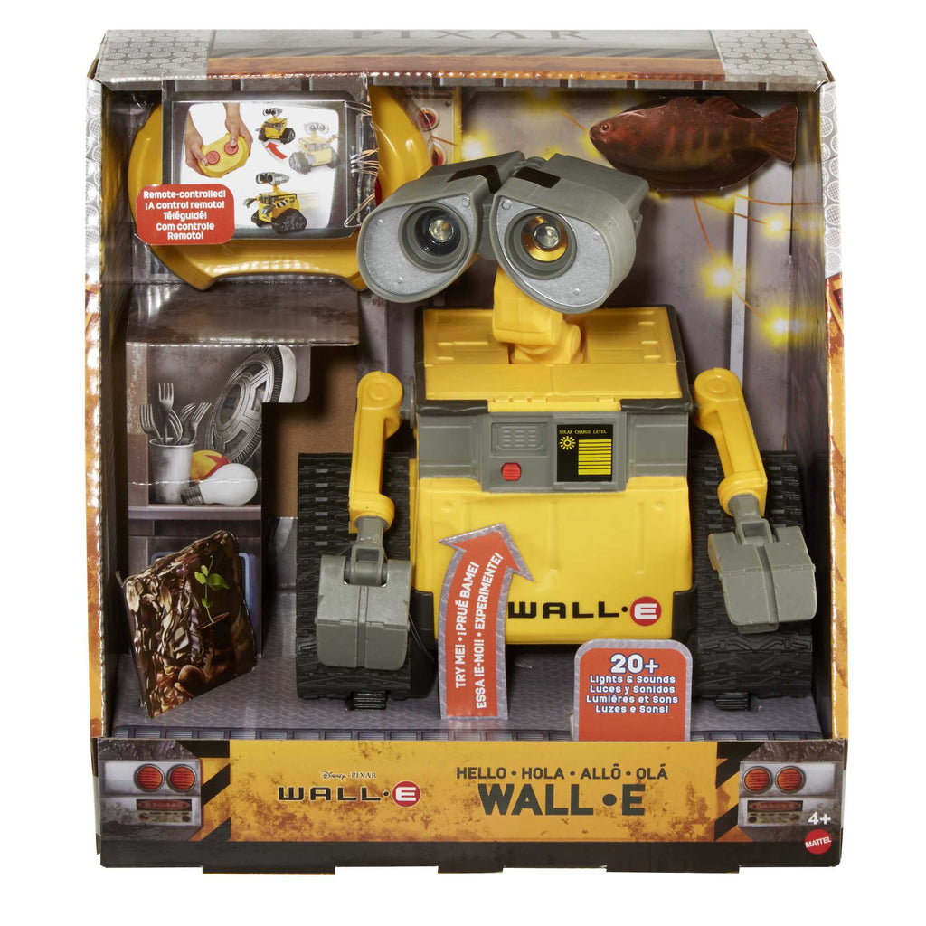 Disney And Pixar Wall-E Robot Toy, Remote Control Hello Wall-E Robot