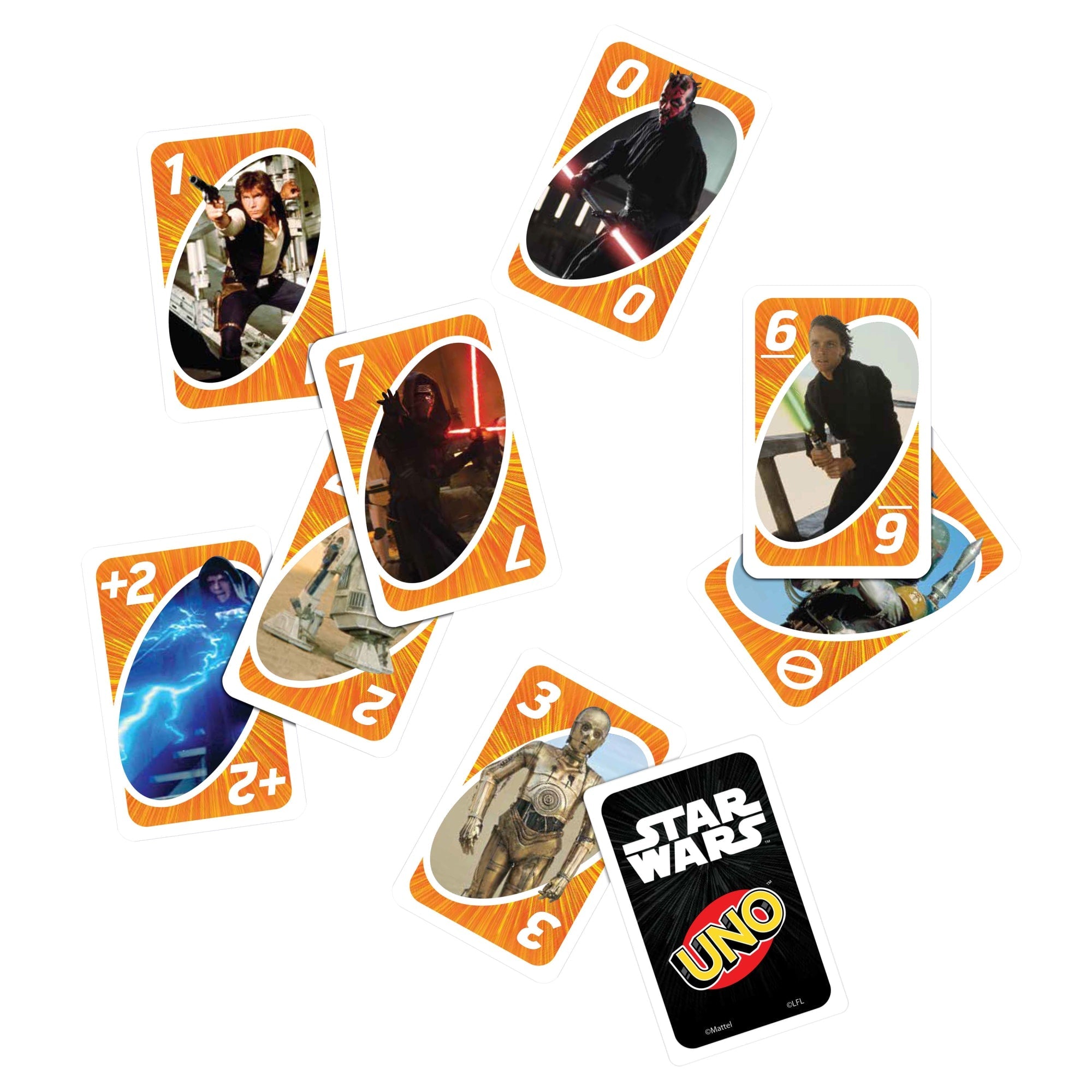 UNO Star Wars Matching Card Game For 2-10 Players Ages 7 And Up