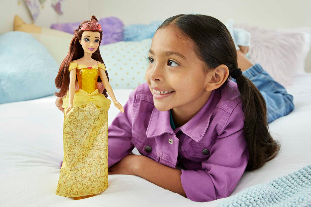 Disney Princess Belle Doll With Sparkling Fashion & Accessories, Inspired By Beauty & The Beast