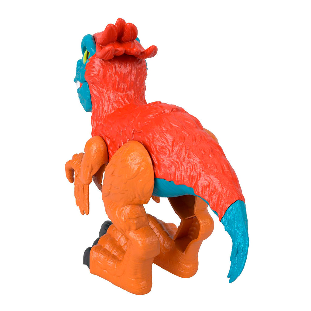 Imaginext Jurassic World Dominion Pyroraptor Dinosaur XL Figure, 10 inch, Preschool Toys