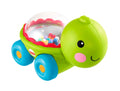 Fisher-Price Poppity Pop Turtle Push-Along Vehicle With Sounds For Infant Crawling Play