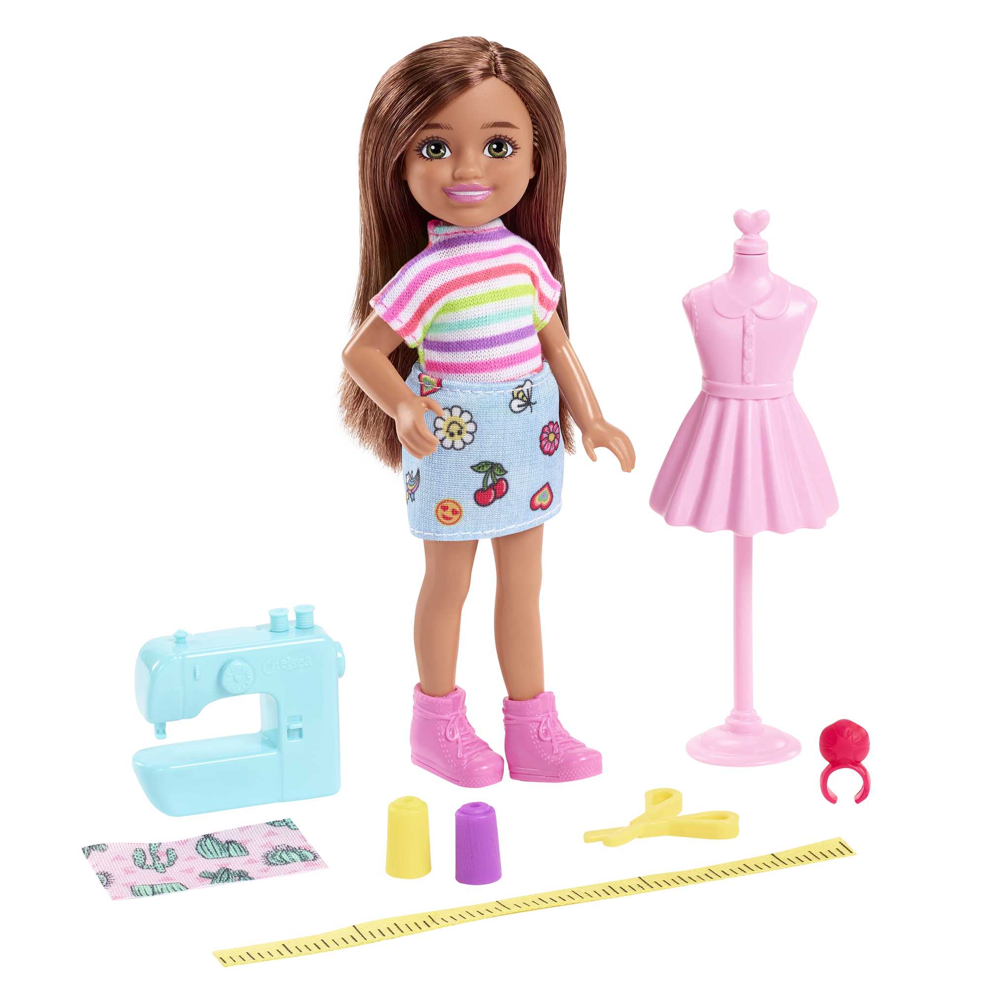 Barbie Poupée Chelsea Peut Être... dessinatrice de Mode