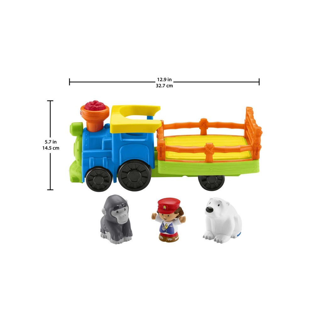 Fisher-Price Little People Choo-Choo Zoo Train Musical Toddler Toy Vehicle With 3 Figures