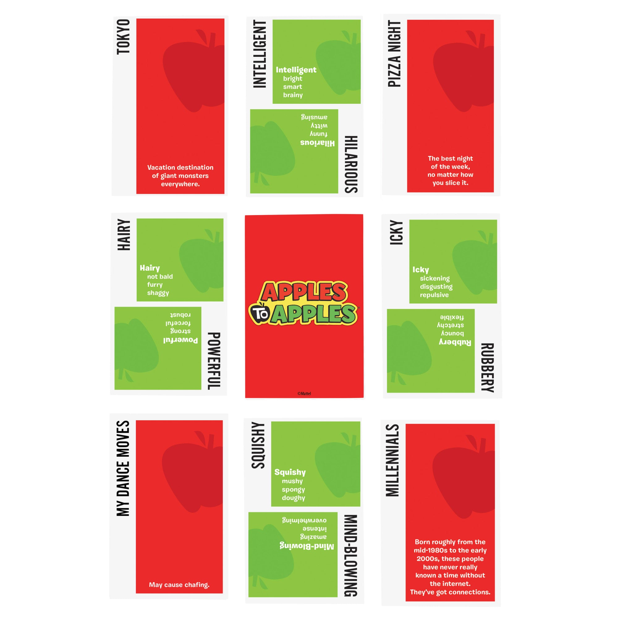 Apples To Apples Game Of Comparisons For Game Nights, Parties & Family Reunions