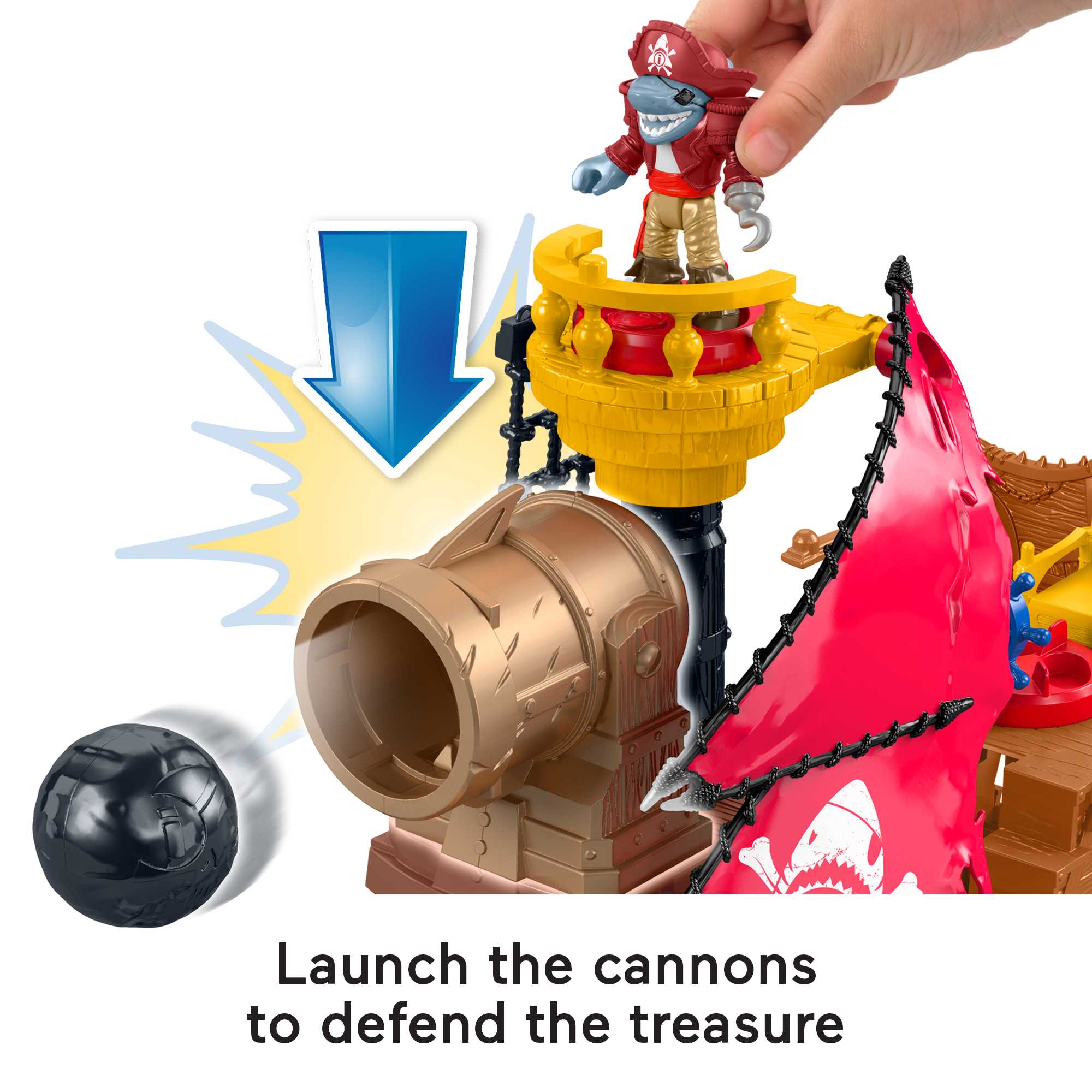 Imaginext Shark Bite Pirate Ship