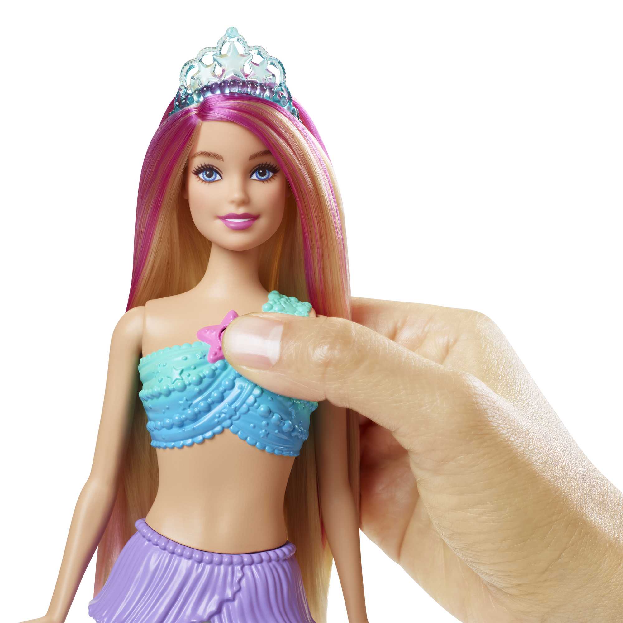 Barbie Poupée Barbie Dreamtopia Sirène Lumières Scintillantes