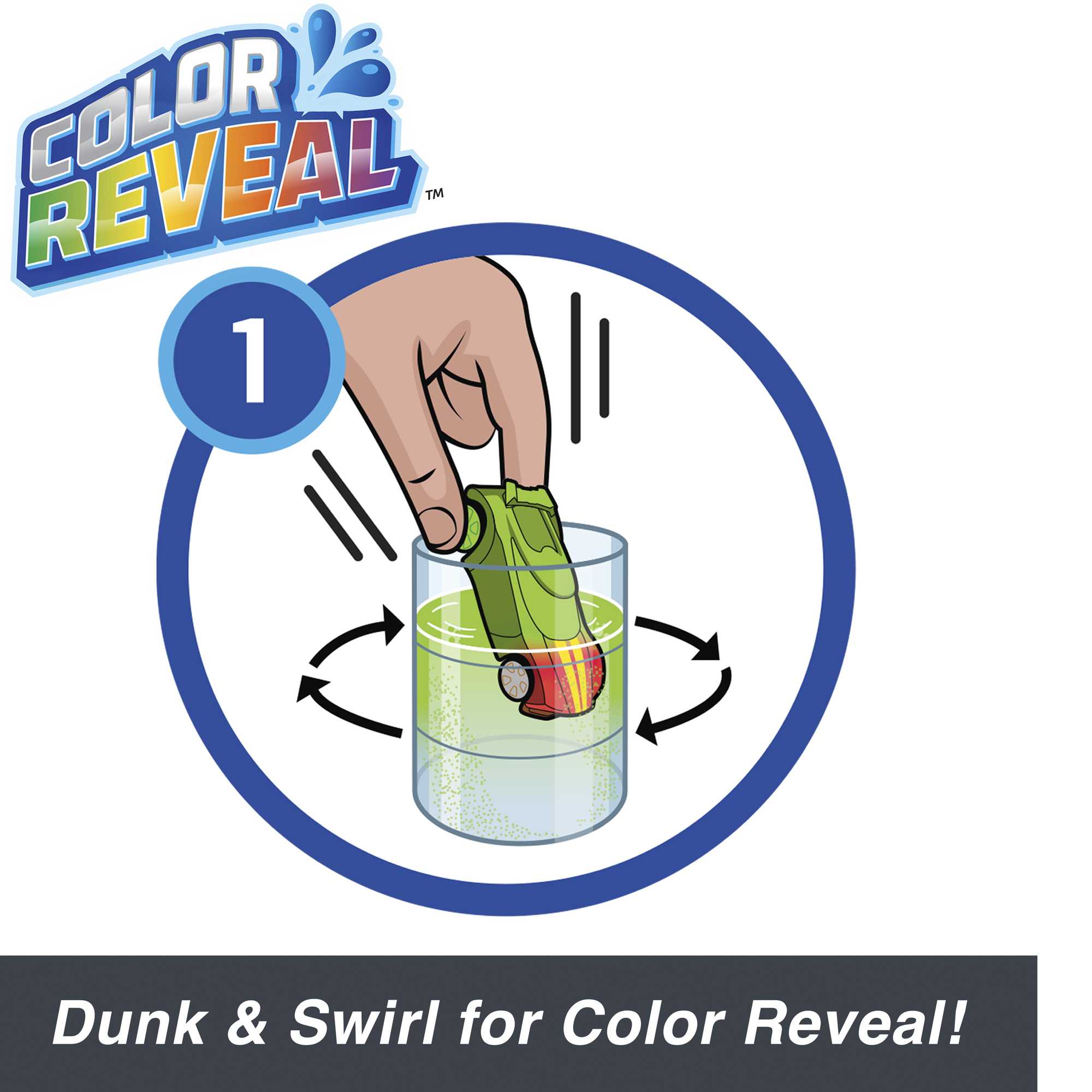 Hot Wheels Color Reveal, Set Of 2 1:64 Scale Vehicles With Surprise Reveal & Color-Change Feature