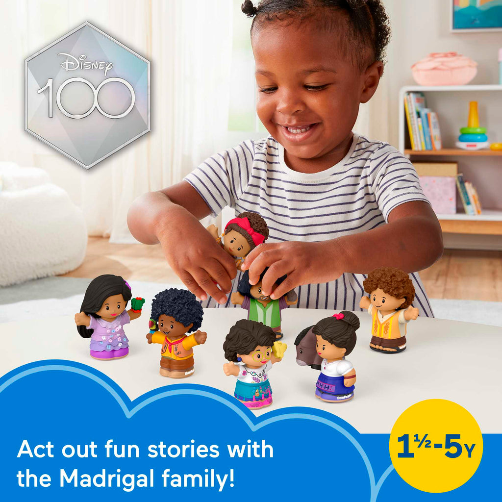 Disney Encanto Toy Set Of 7 Little People Figures For Toddlers And Preschool Kids