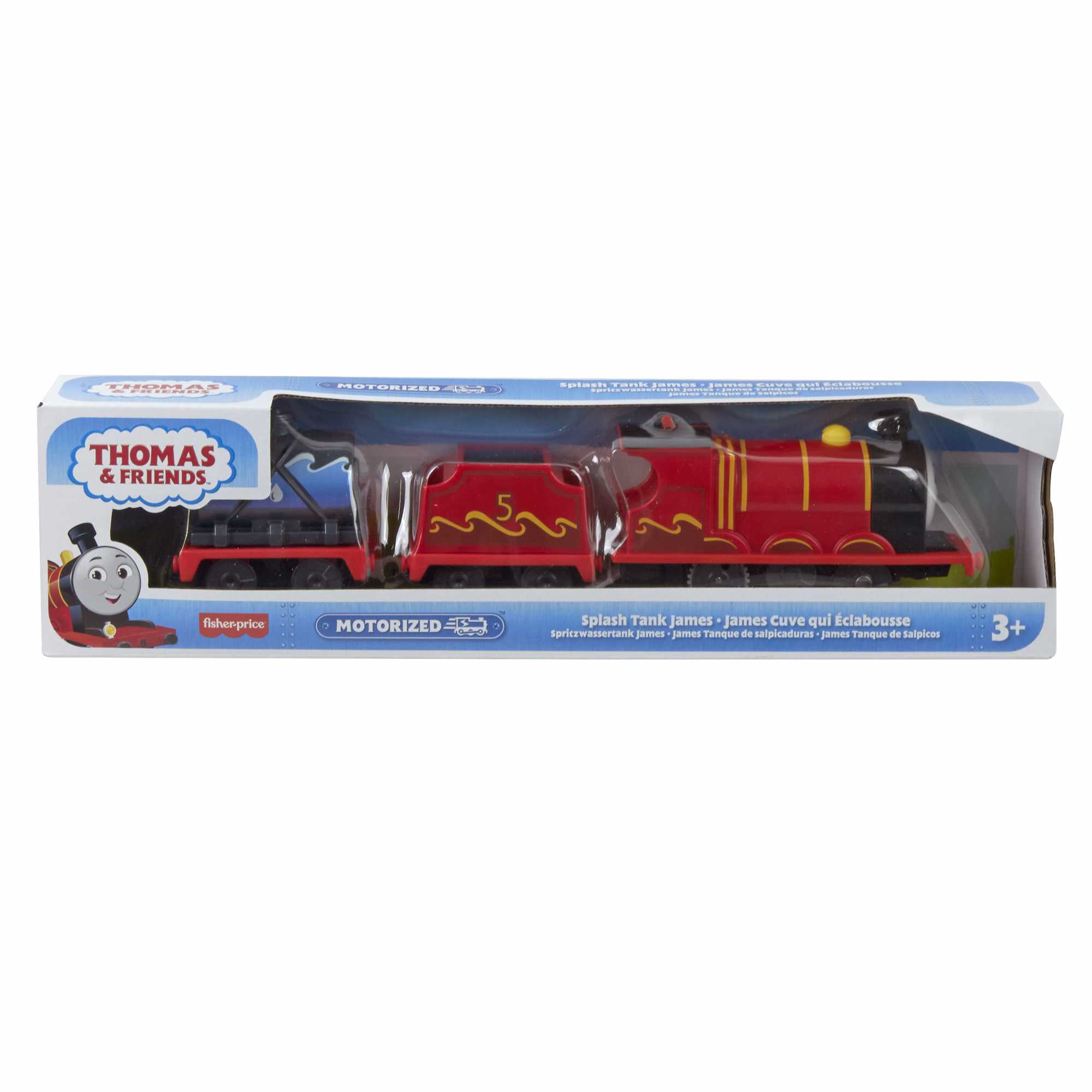 Thomas & Friends Splash Tank James Motorized Toy Train With Cargo