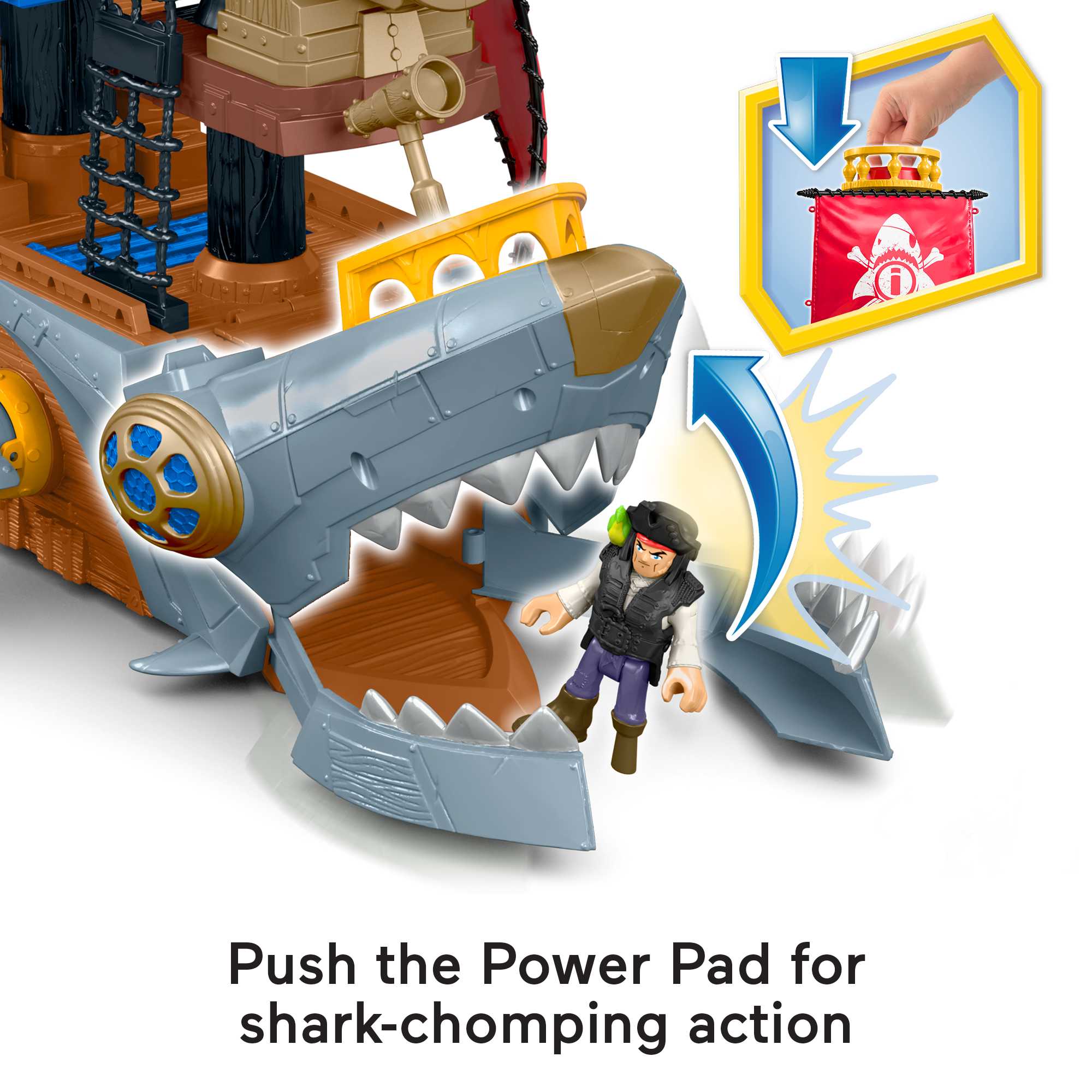 Imaginext Shark Bite Pirate Ship