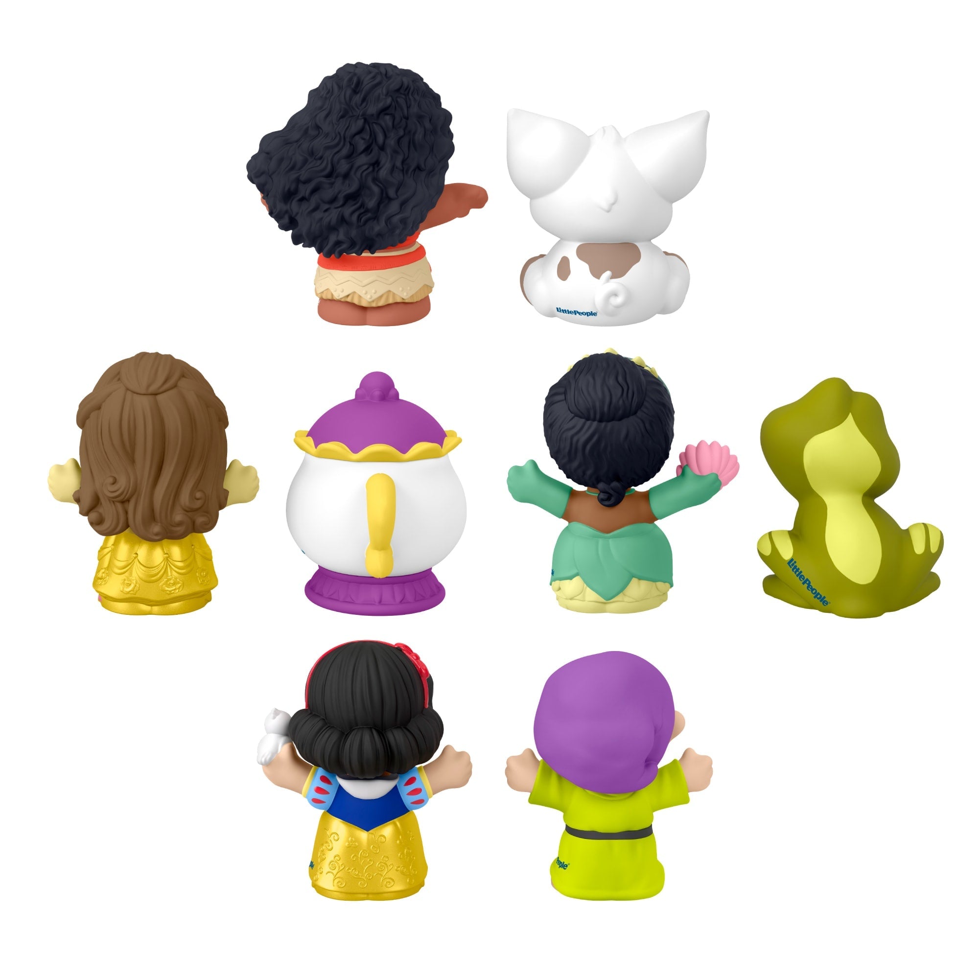 Fisher-Price Little People Disney Princess Story Duos Figure Pack, Toddler Toys, 8 Pieces