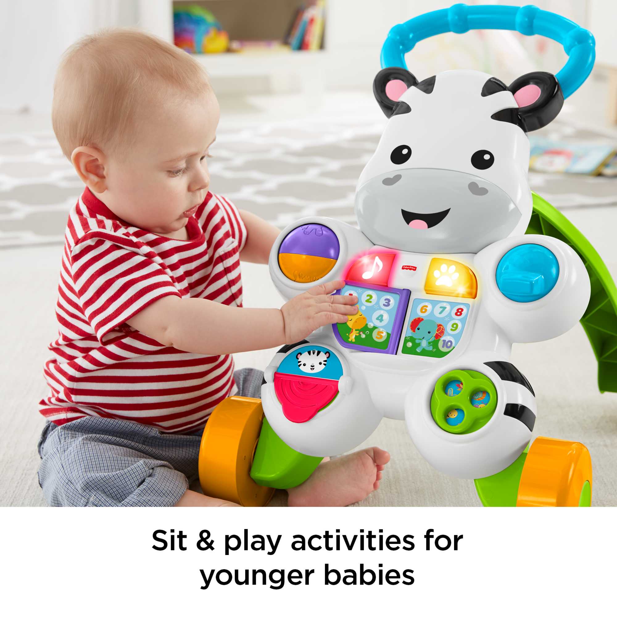Fisher-Price Learn With Me Zebra Walker - English Version