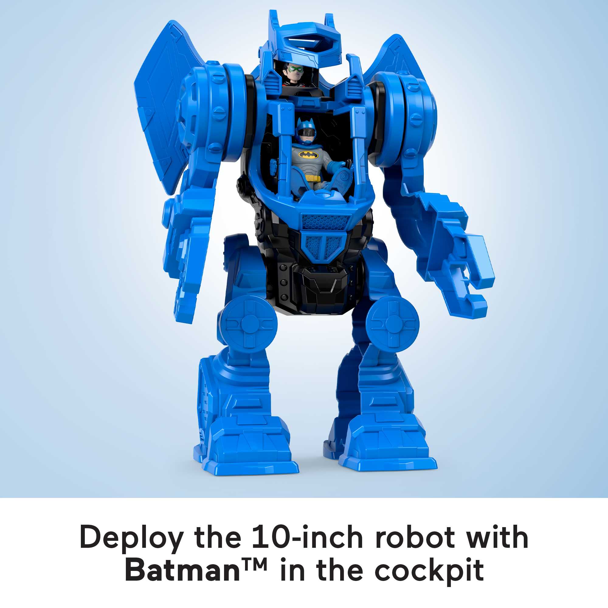 Imaginext DC Super Friends Batman Playset, Robo Command Center With Detachable 10-Inch Robot
