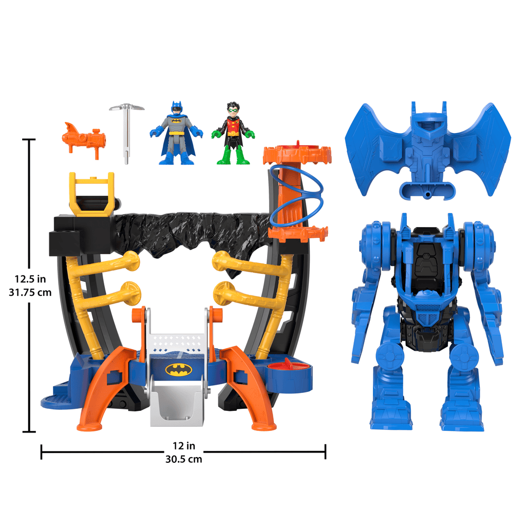 Imaginext DC Super Friends Batman Playset, Robo Command Center With Detachable 10-Inch Robot