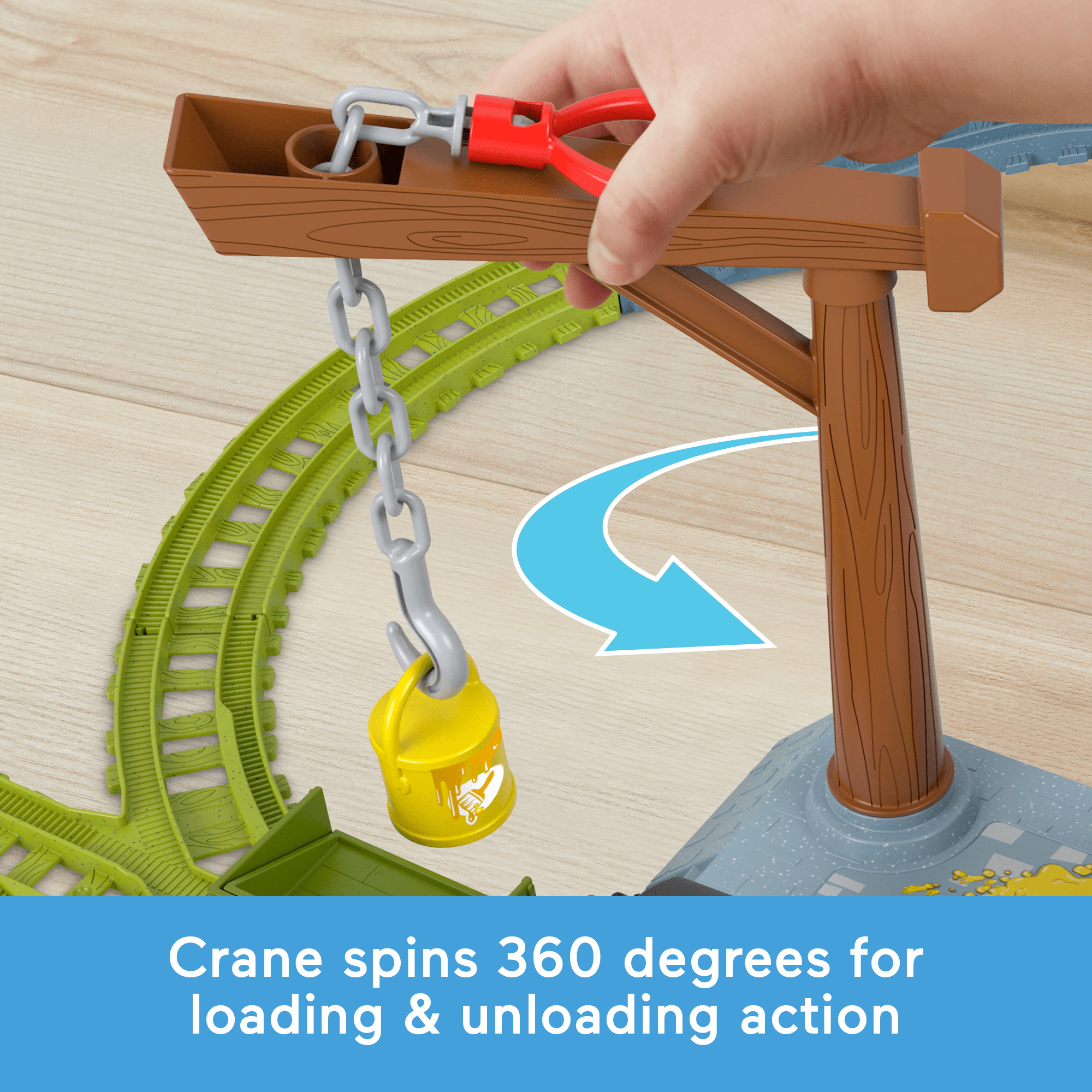 Thomas & Friends Paint Delivery Motorized Train And Track Set For Preschool Kids