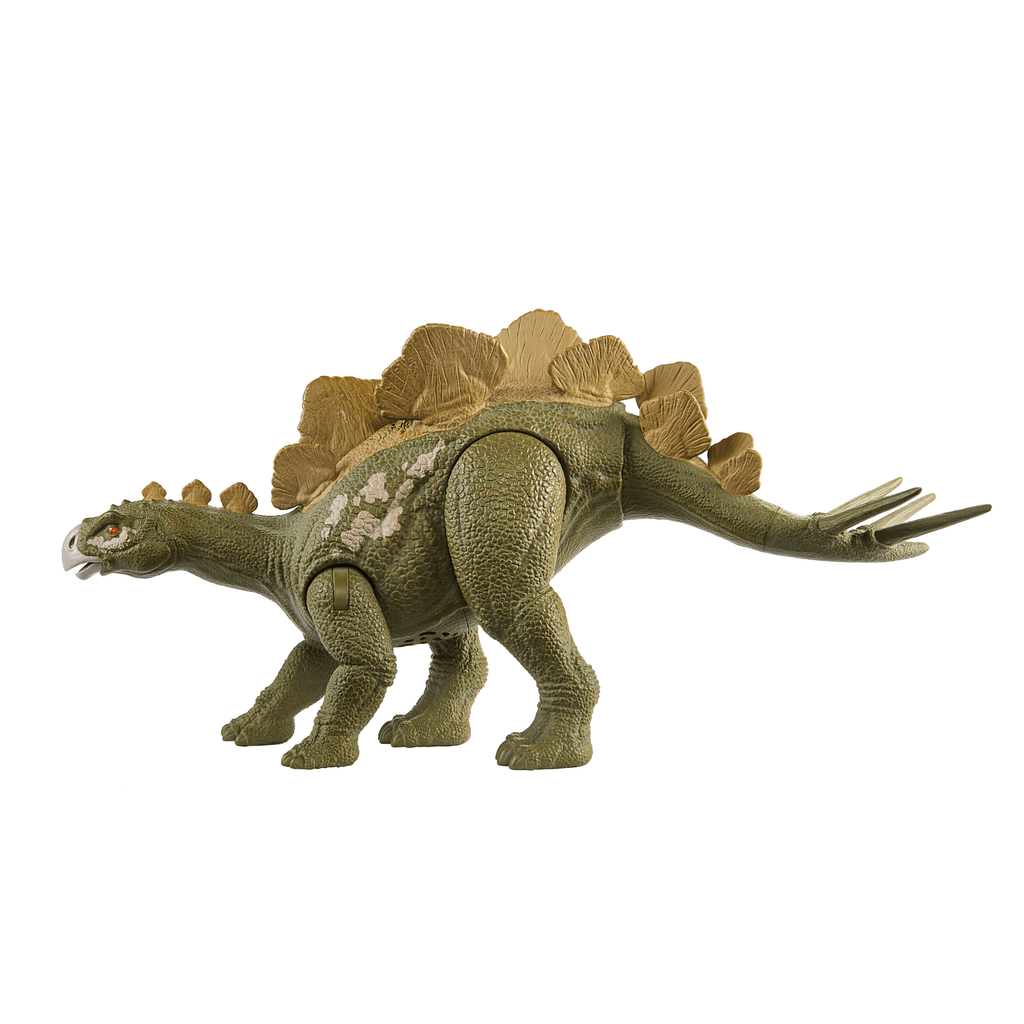 Jurassic World Wild Roar Dinosaur, Hesperosaurus Action Figure Toy With Sound