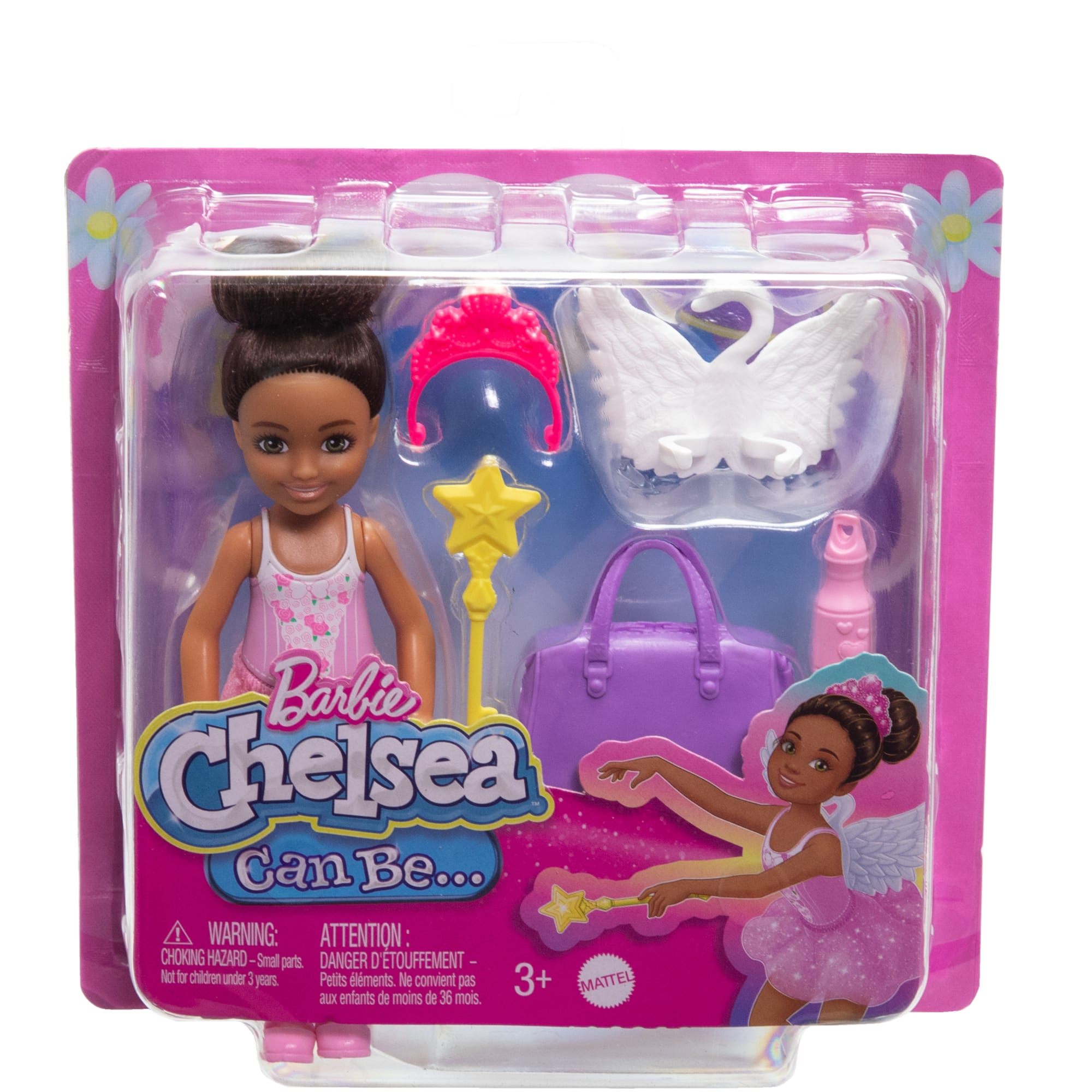 Barbie  Chelsea  Poupée  Ballerine et Accessoires, Brunette