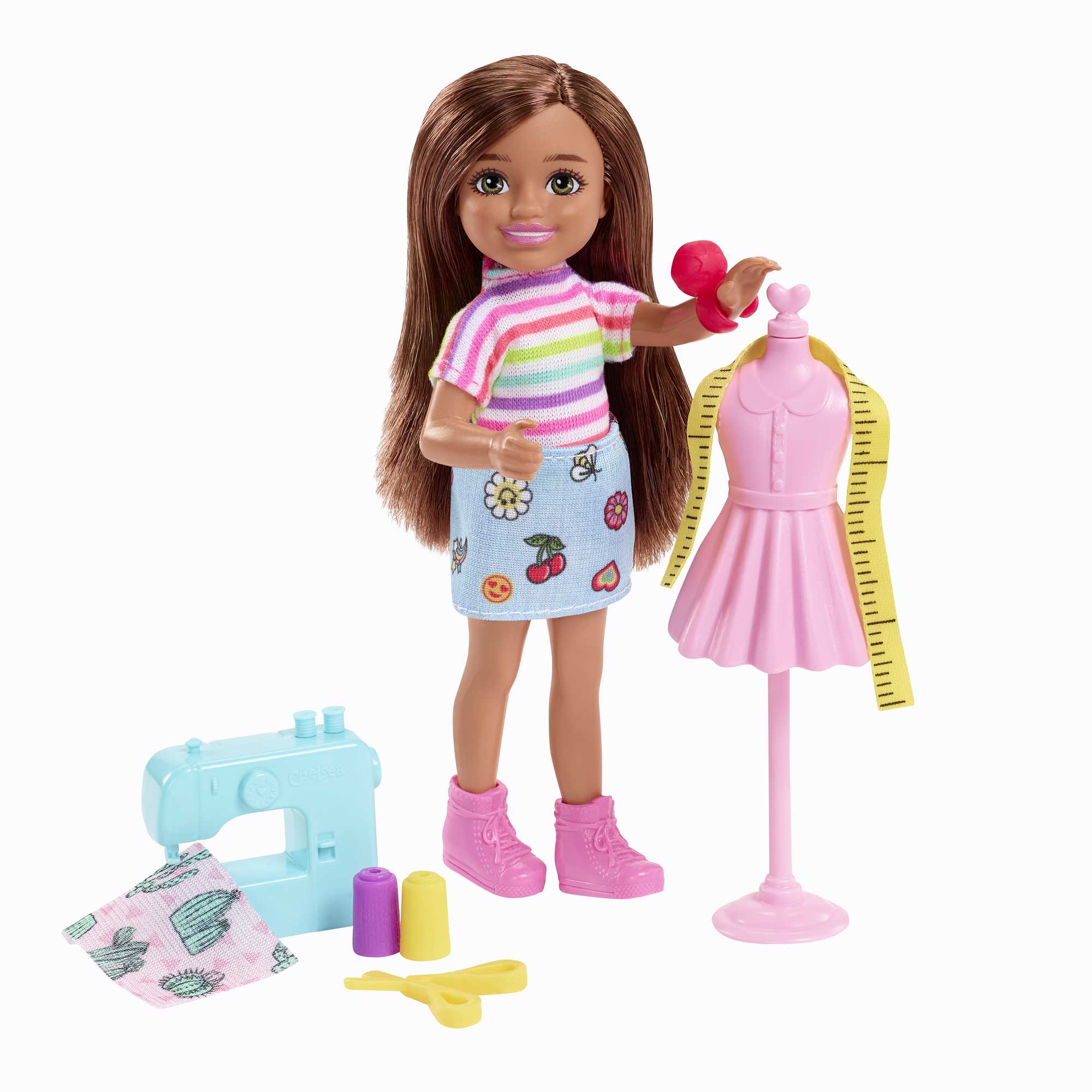 Barbie Poupée Chelsea Peut Être... dessinatrice de Mode