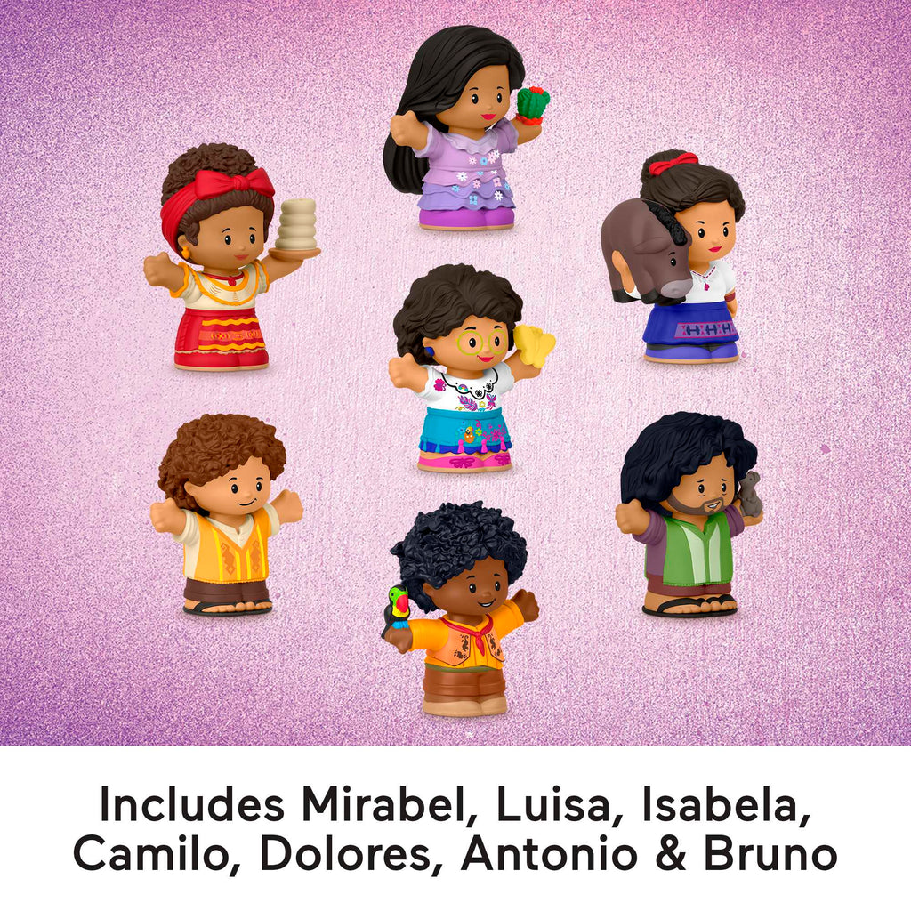 Disney Encanto Toy Set Of 7 Little People Figures For Toddlers And Preschool Kids