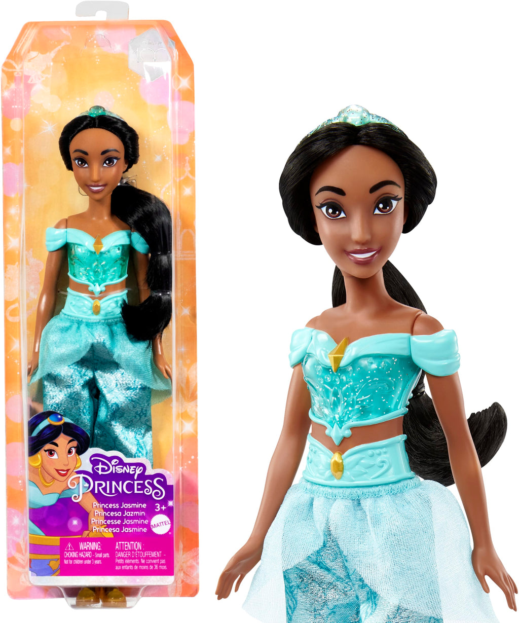 Disney Princess Jasmine Doll With Sparkling Fashion & Accessories, Inspired By Aladdin Movie