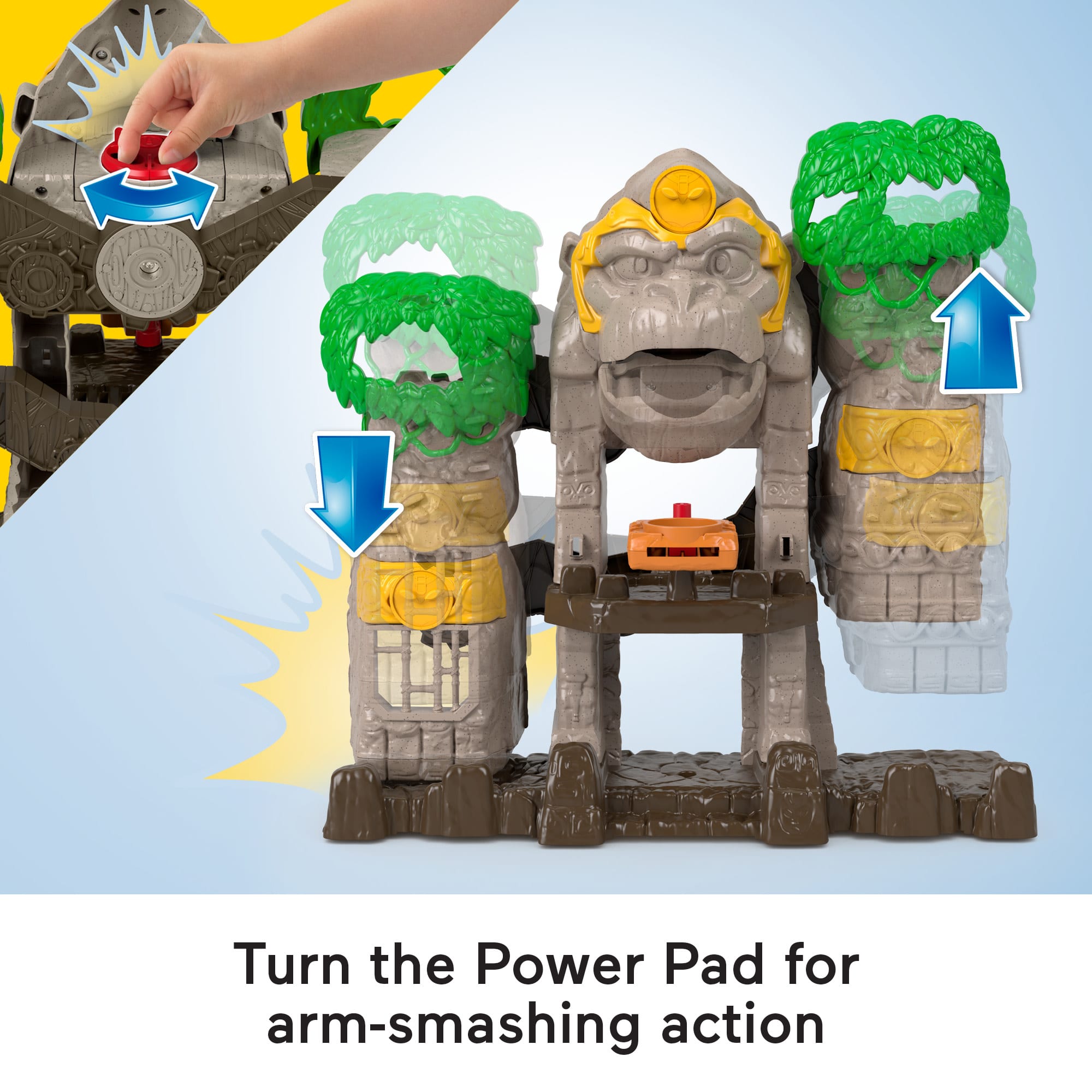 Imaginext Gorilla Fortress Playset With Toy Figures And Accessories, Preschool Toys