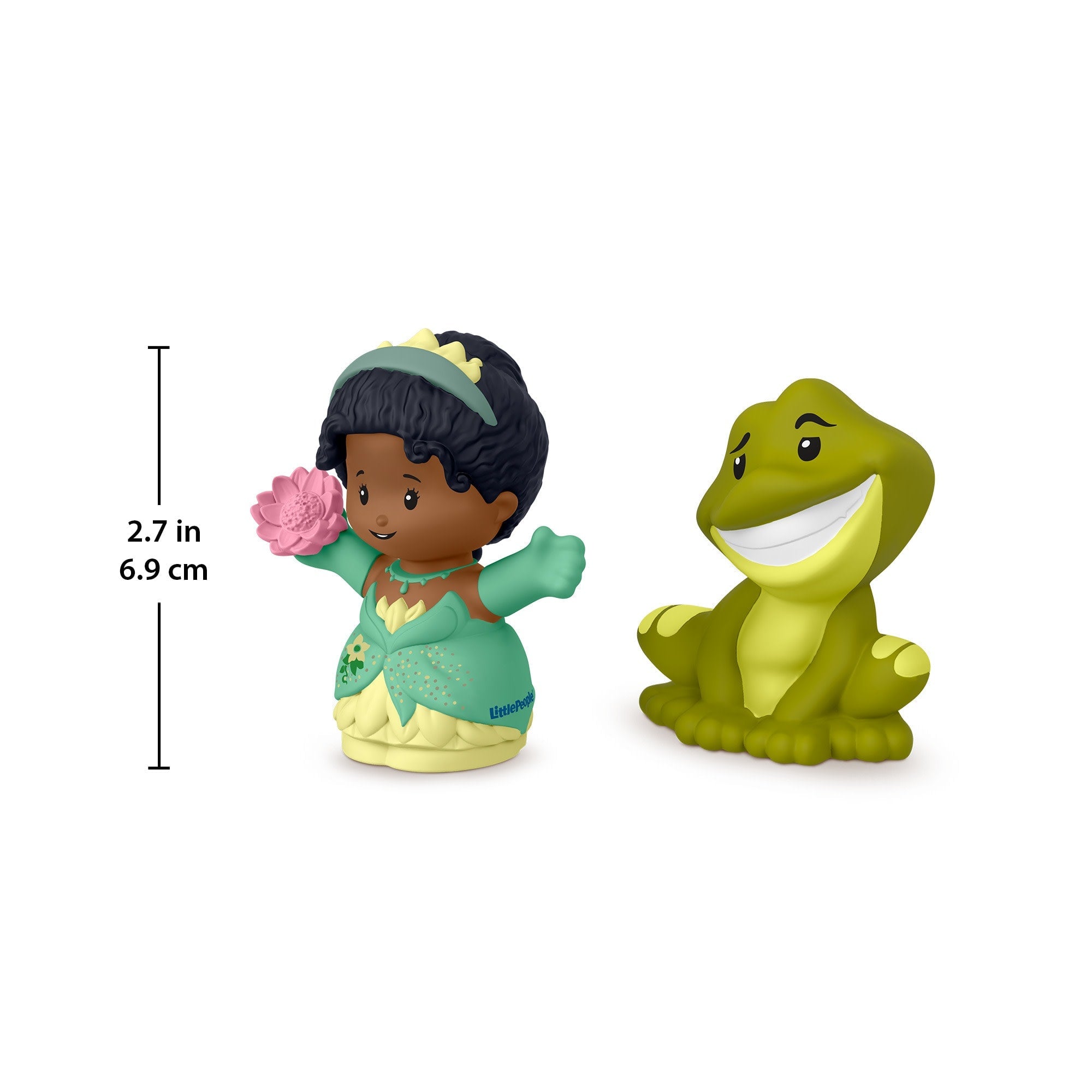 Disney Princess Tiana & Naveen Little People Toddler Figure Set, 2 Pieces