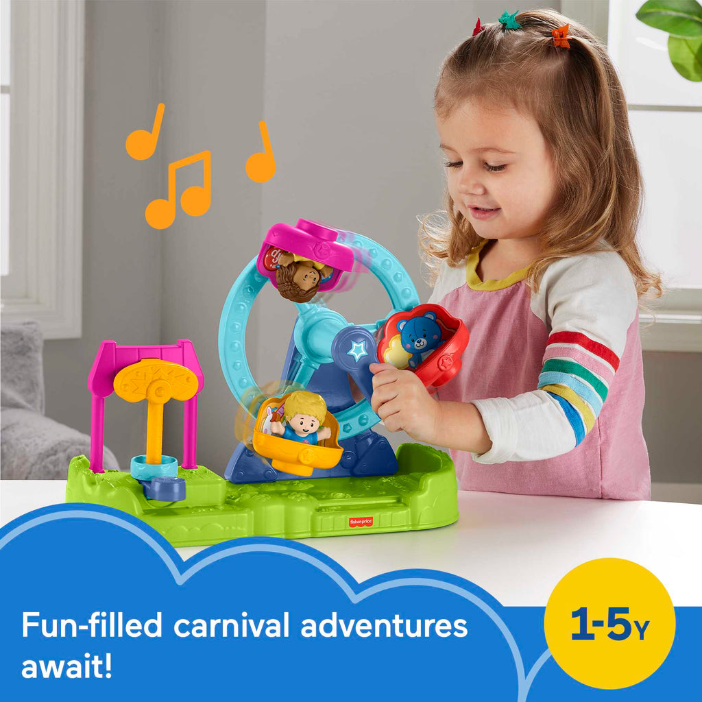 Fisher-Price Little People Carnival Playset With Ferris Wheel & Figures For Toddlers