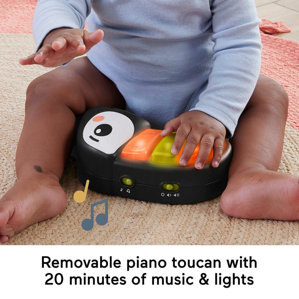 Fisher-Price Jumperoo Baby Activity Center With Lights Music And Sounds, Palm Paradise