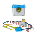 Thomas & Friends Train Tracks Set, Connect & Build Track Bucket, 34-Piece Preschool Toy
