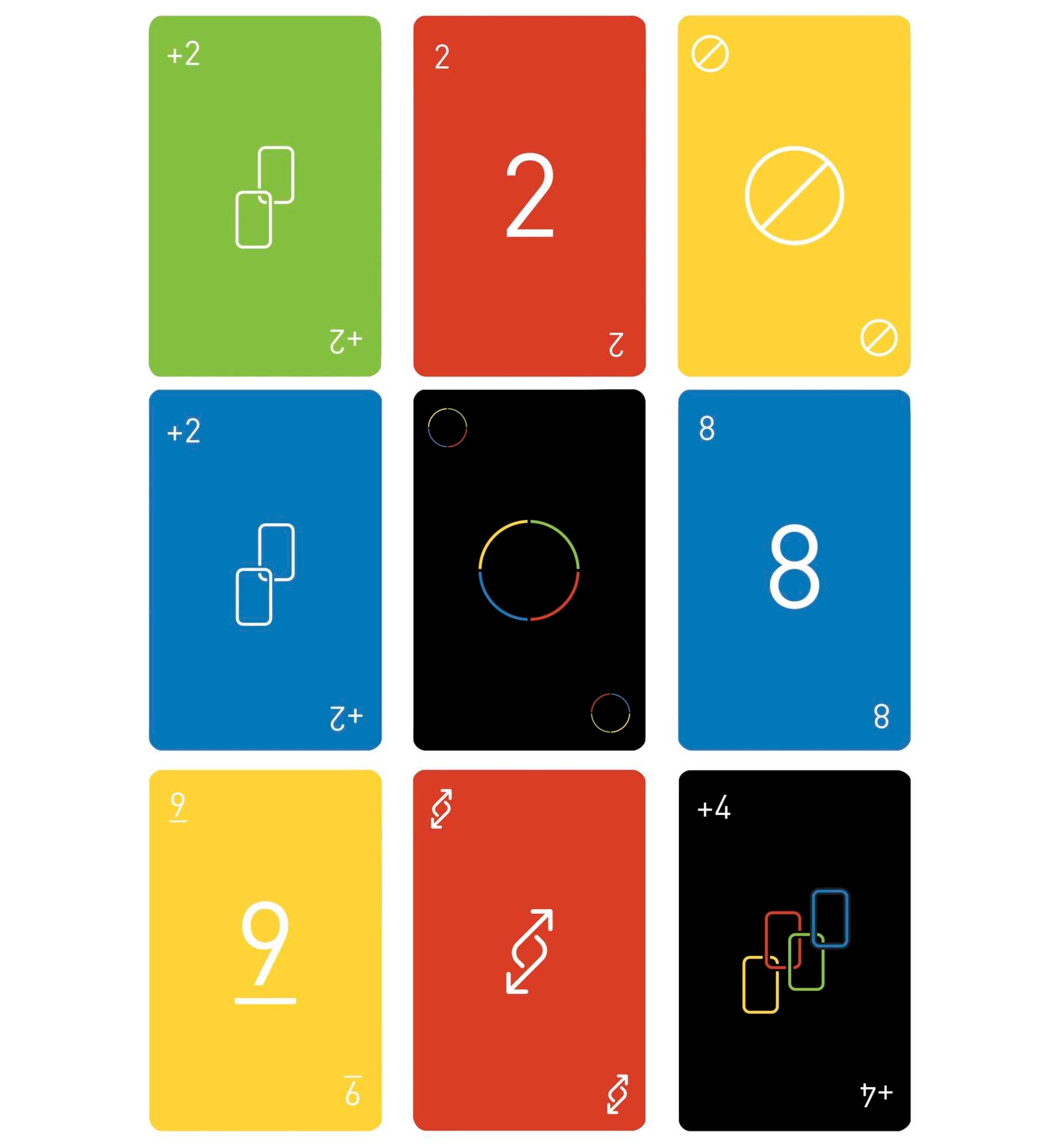 UNO Jogo de Cartas Minimalista