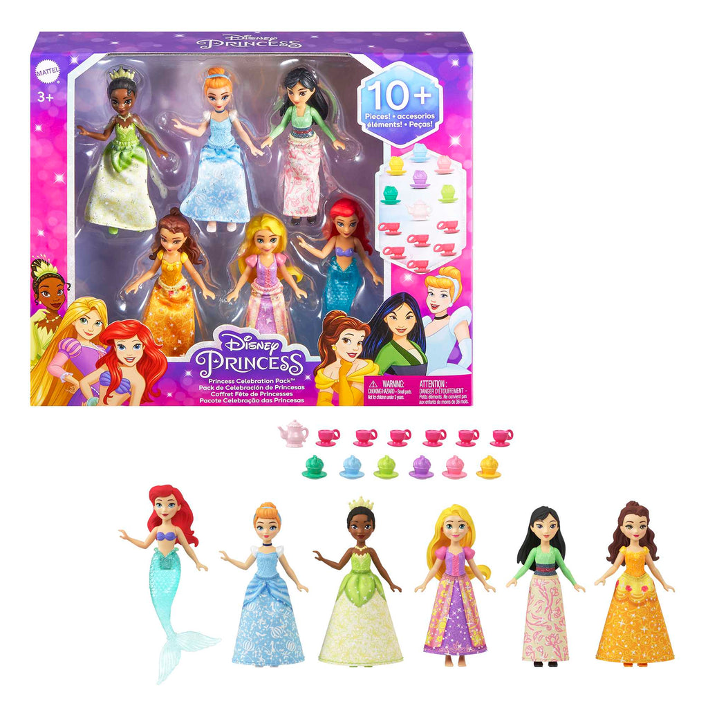 Disney-Princesses Disney-6 Mini-Princesses-Coffret Avec Accessoires