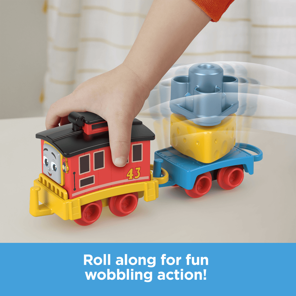 Thomas & Friends My First Brake Car Bruno Push-Along Vehicle With Stacking Cargo For Toddlers