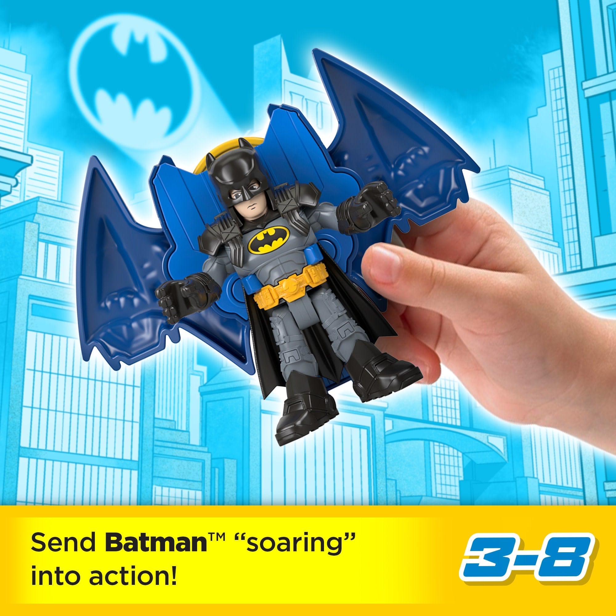 Imaginext DC Super Friends Batman Figures, Family Multipack, 12 Piece Preschool Toys