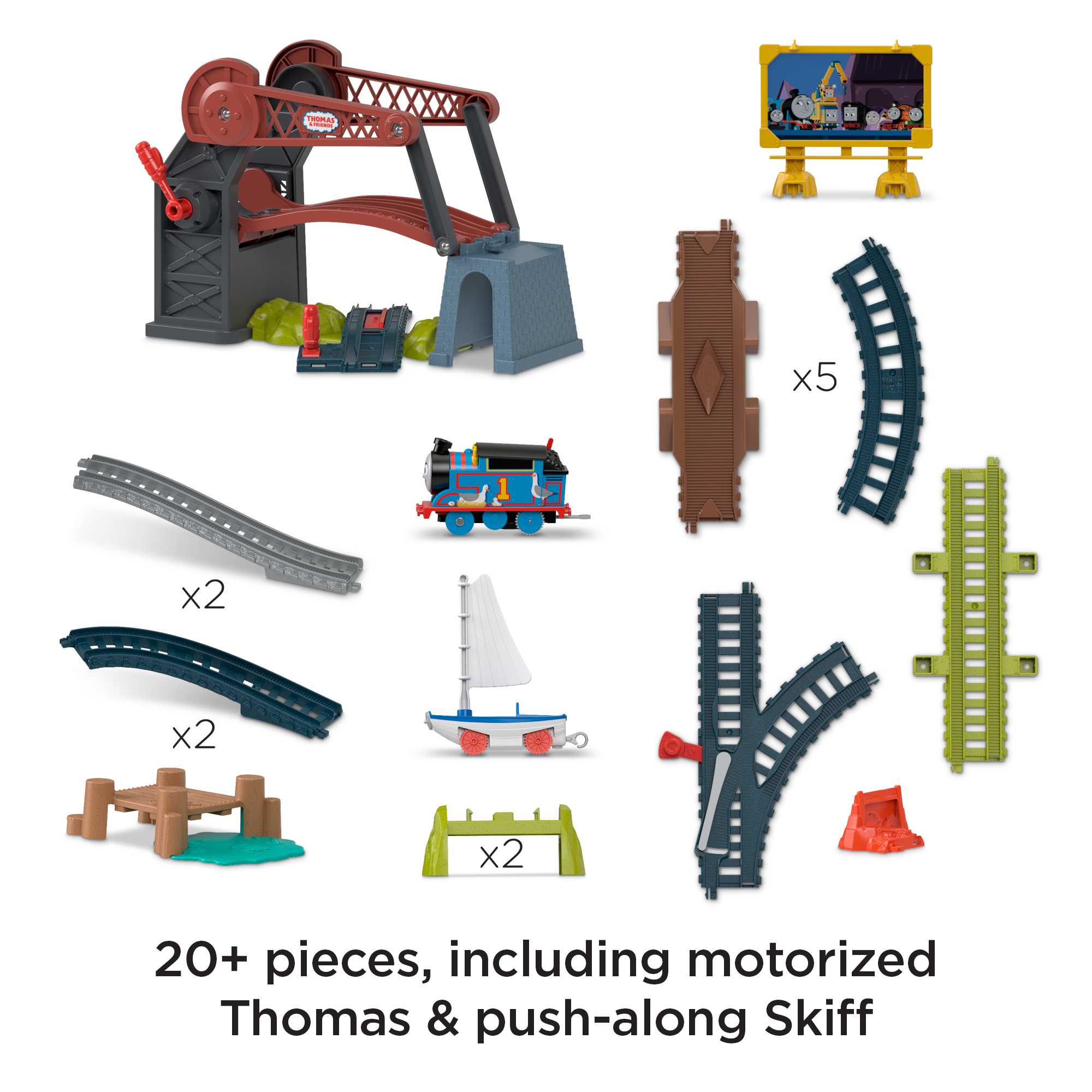 Fisher-Price Thomas & Friends Bridge Lift Thomas & Skiff