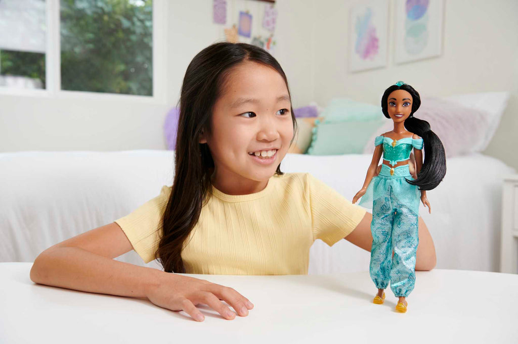 Disney Princess Jasmine Doll With Sparkling Fashion & Accessories, Inspired By Aladdin Movie