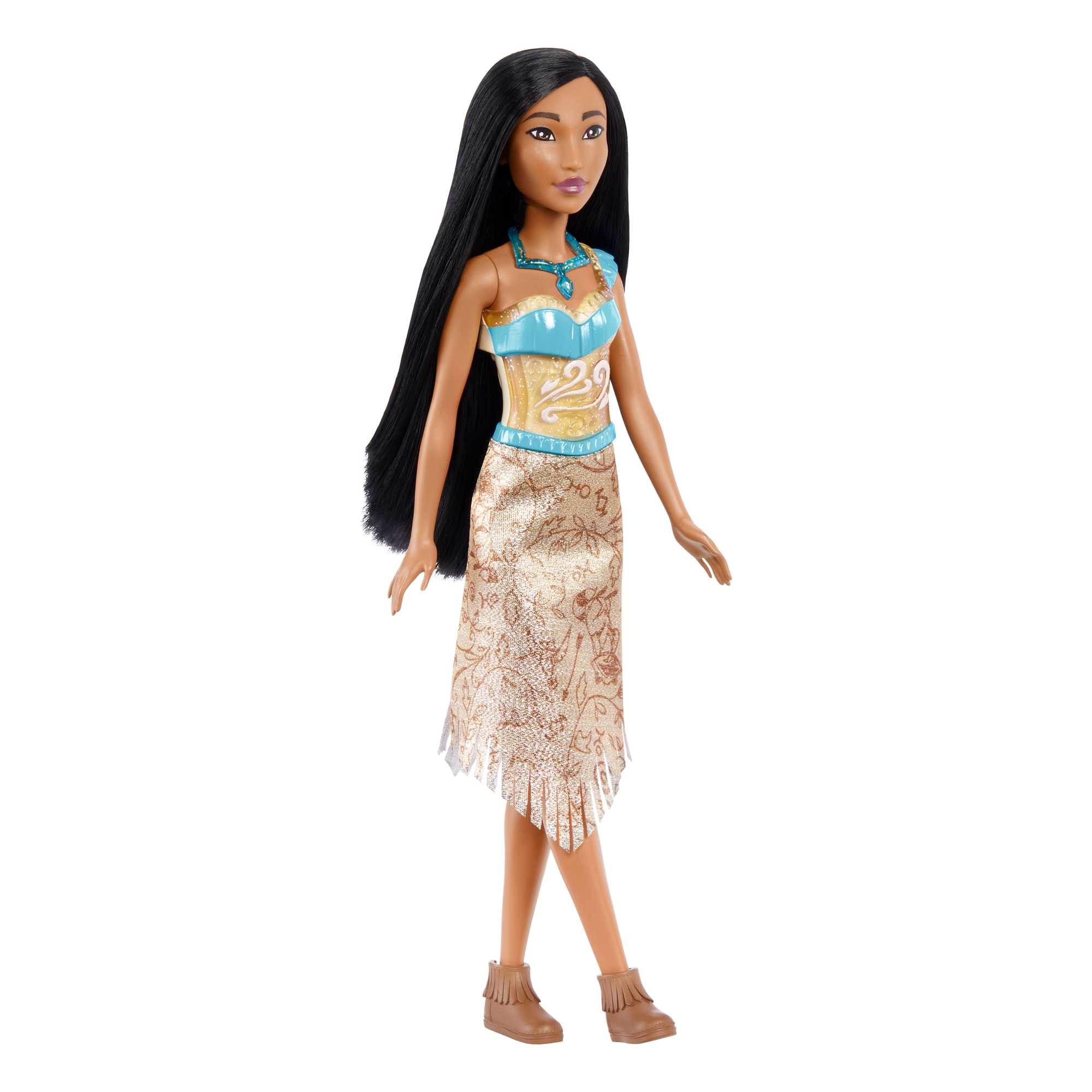 Disney Princess Pocahontas Doll With Sparkling Fashion & Accessories, Inspired By Disney Movie