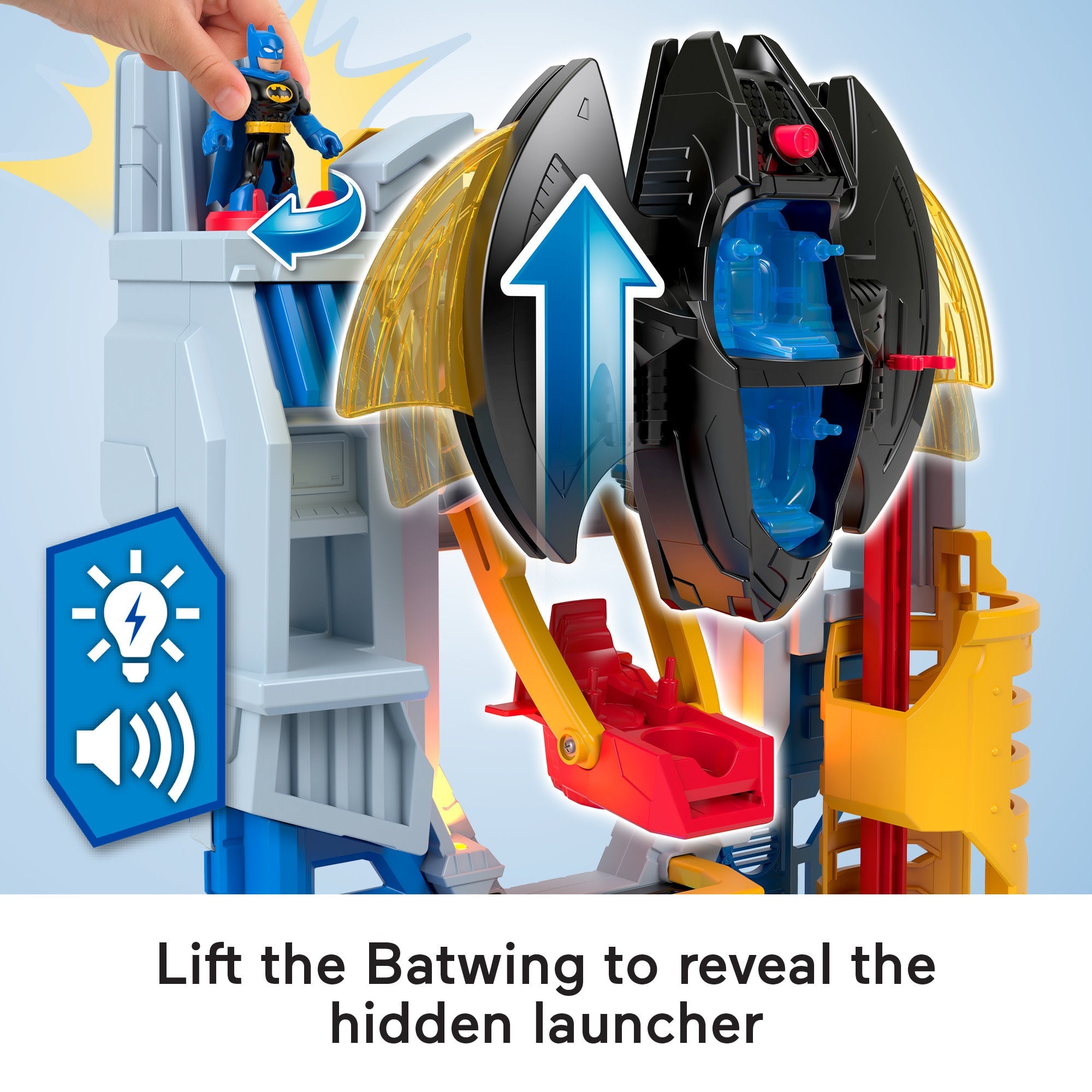 Imaginext DC Super Friends Ultimate Headquarters Playset With Batman Figure, 10 Piece Preschool Toy