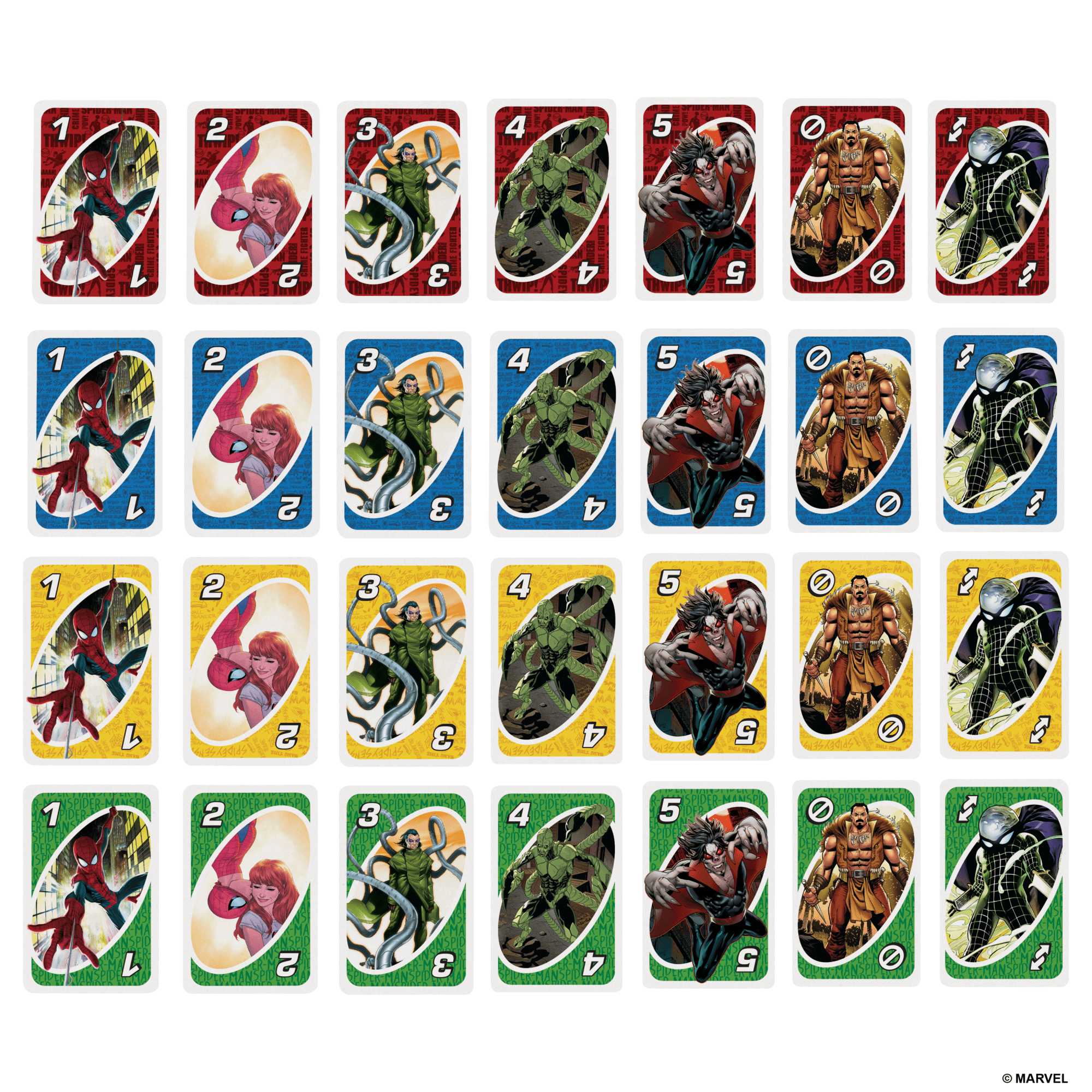 UNO Jogo de Cartas Marvel Spider-Man