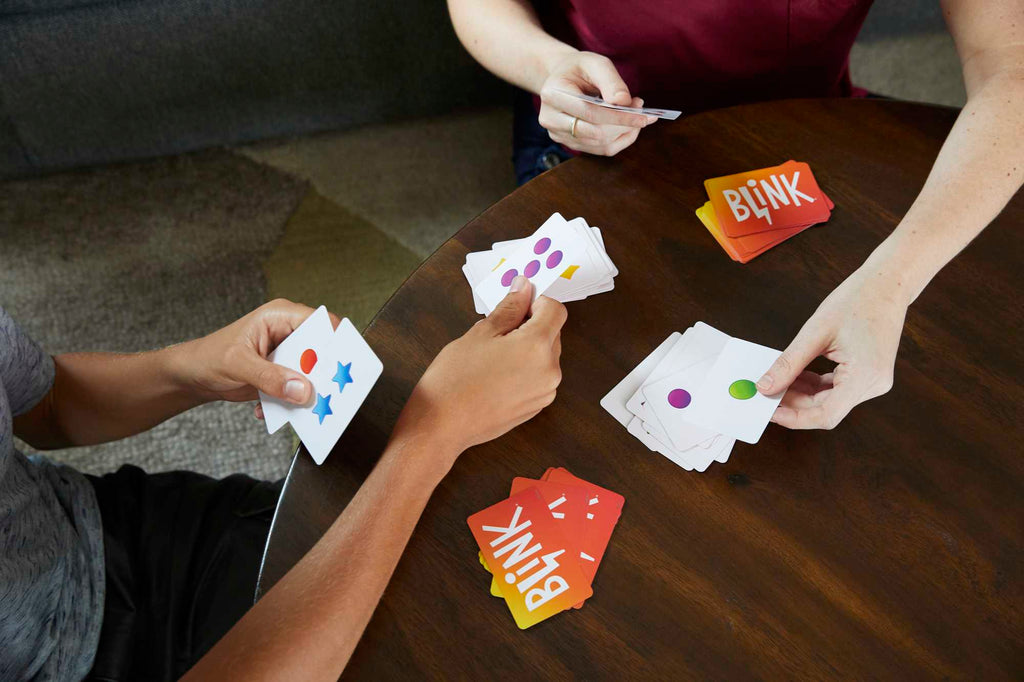 Blink Card Game For Family Night, World's Fastest Card Game, Easy For Kids in A Collectible Storage Tin