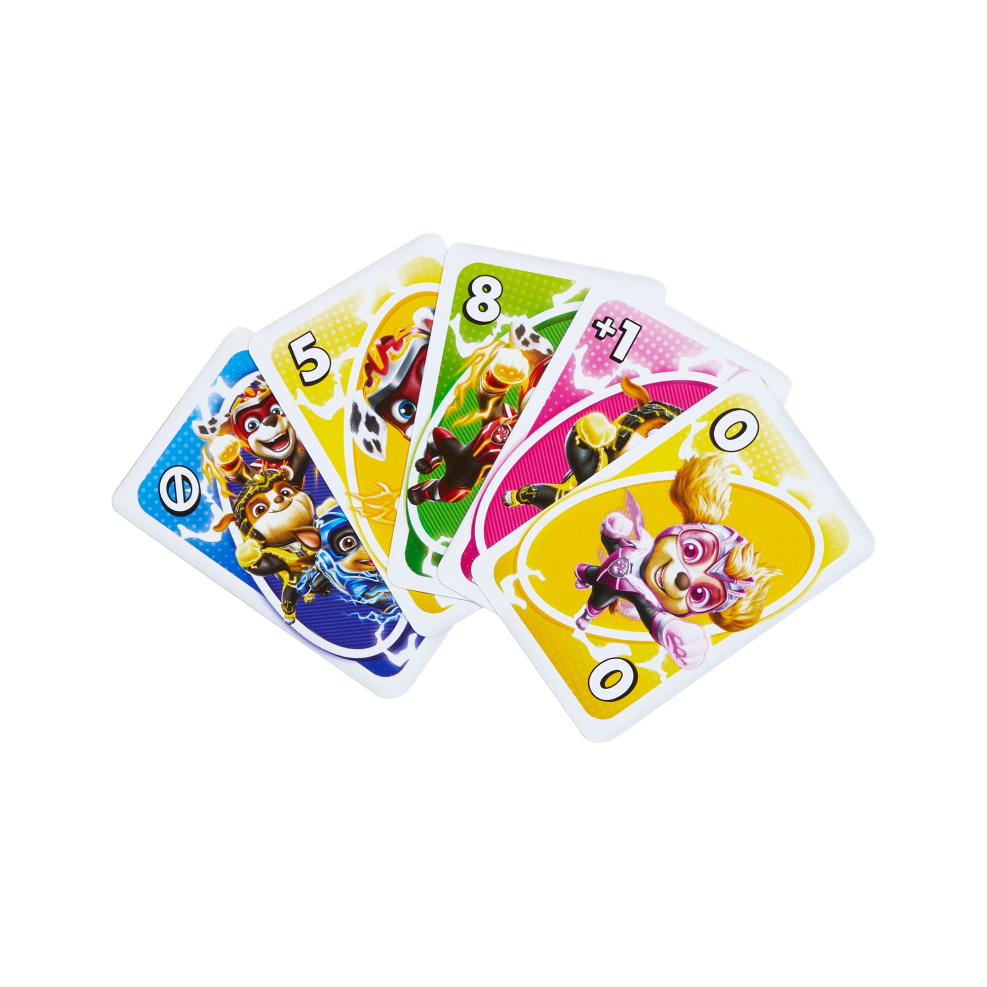 UNO Junior Paw Patrol: The Mighty Movie Kids Card Game For Family Night Featuring 3 Levels Of Play