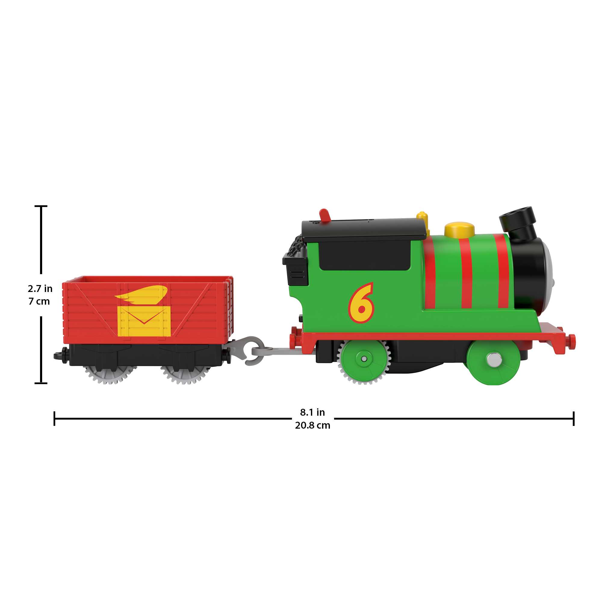 Thomas & Friends Percy Motorized Toy Train, Battery-Powered Engine & Tender