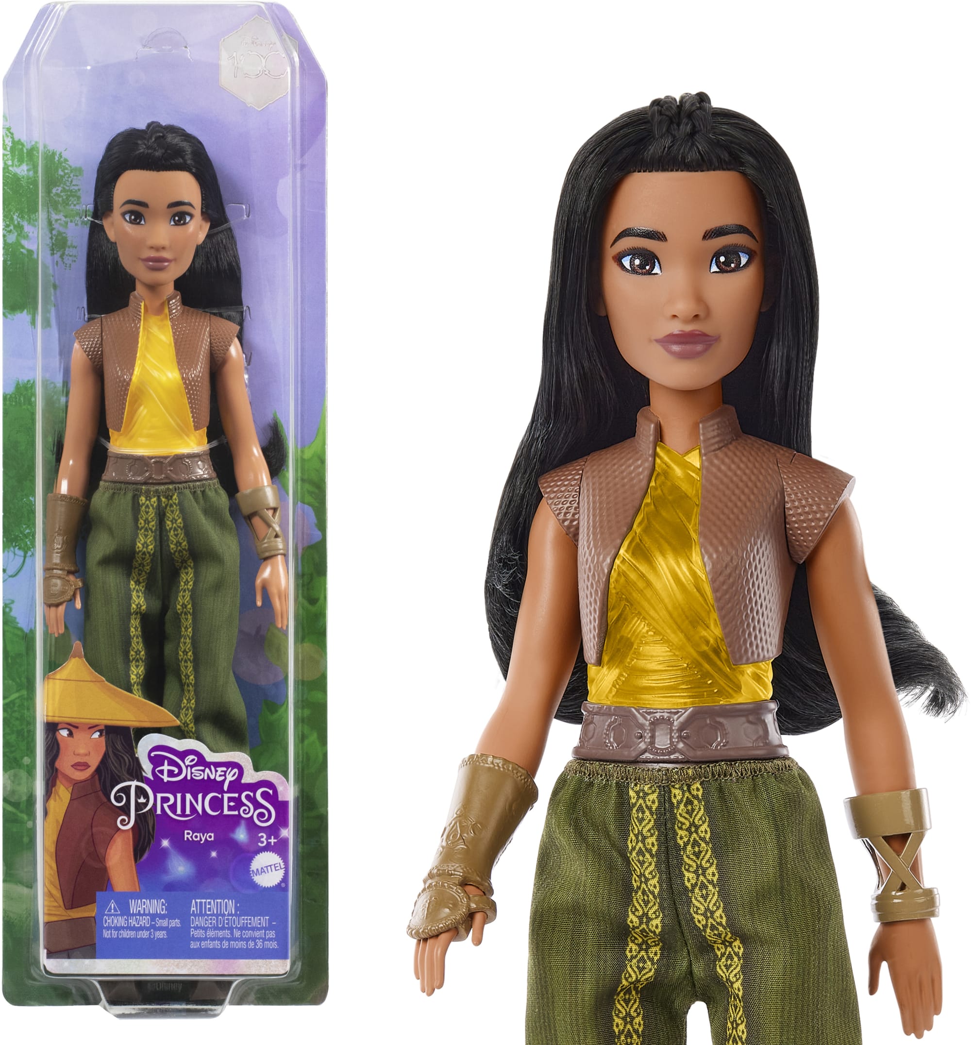 Disney-Princesses Disney-Raya-Poupée, Habillage et Accessoires