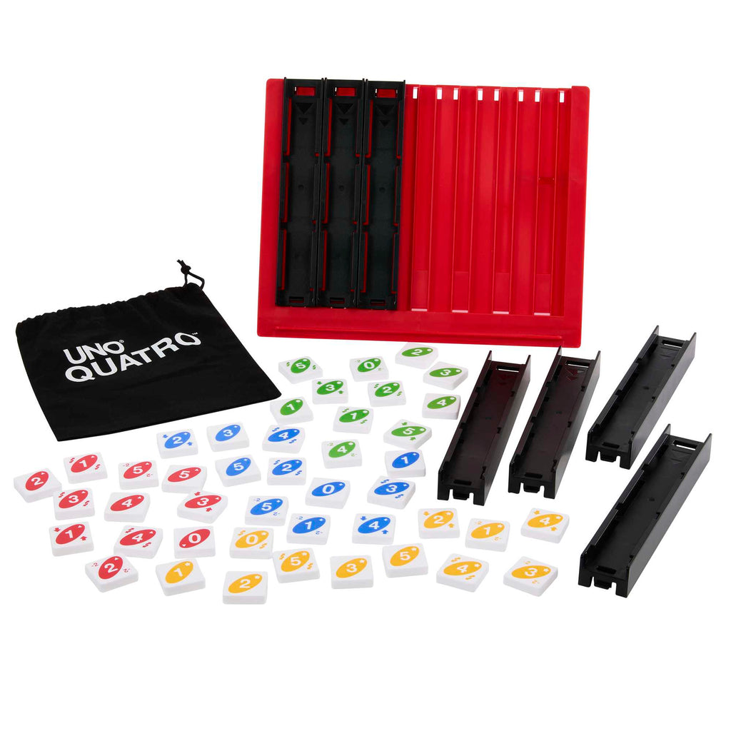 UNO Quatro Jeu Pour Adultes, Familles et Soirées de Jeux