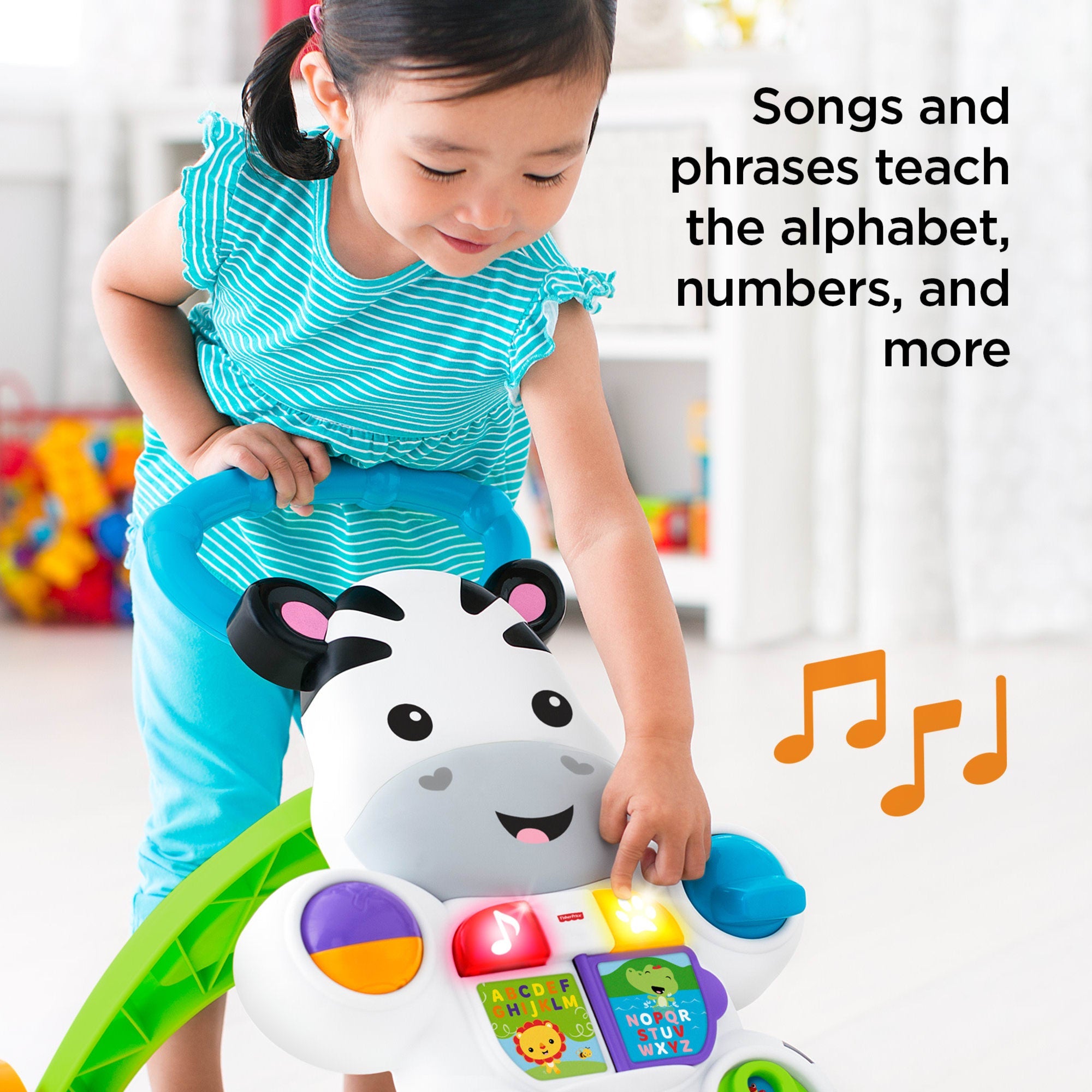 Fisher-Price Learn With Me Zebra Walker - English Version