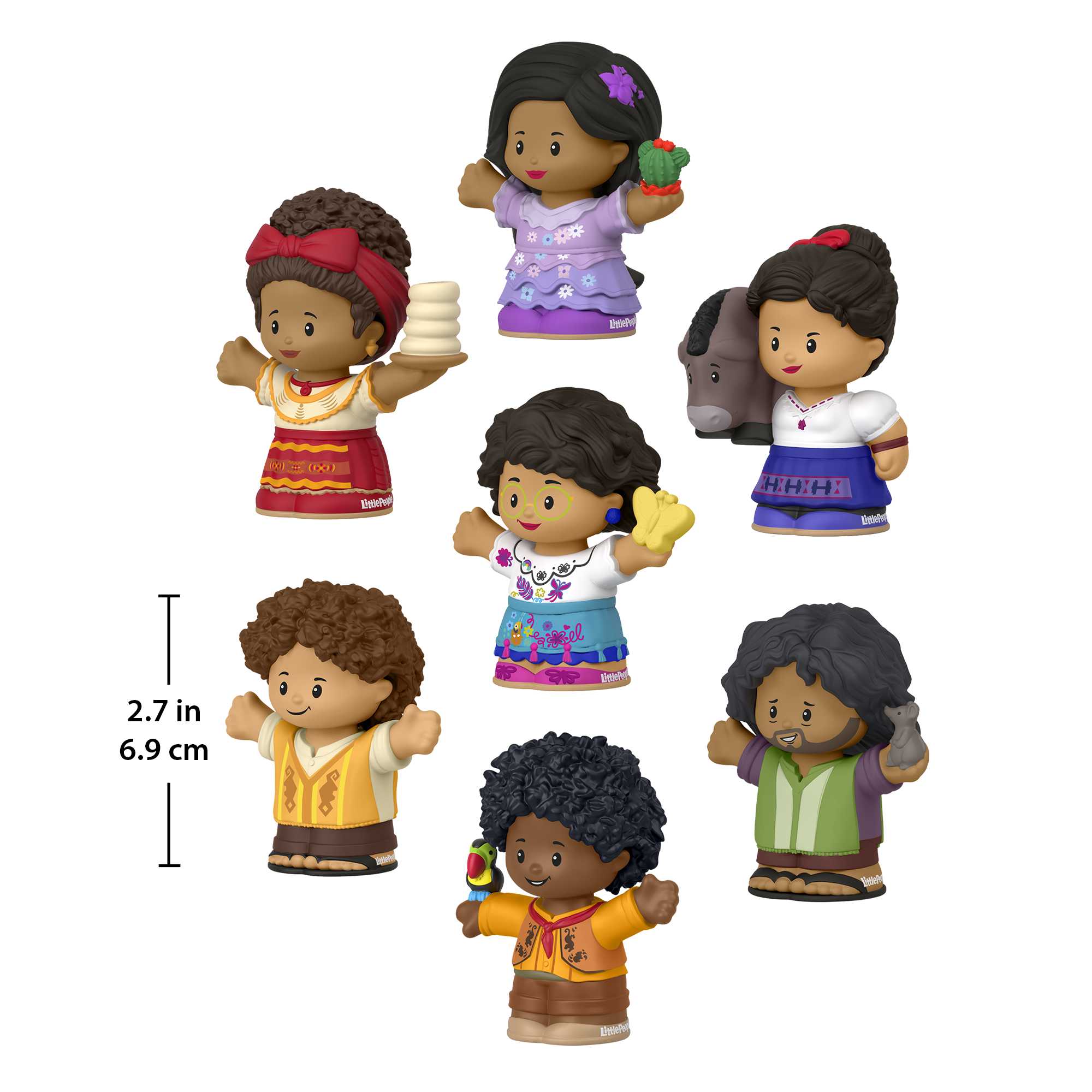 Disney Encanto Toy Set Of 7 Little People Figures For Toddlers And Preschool Kids
