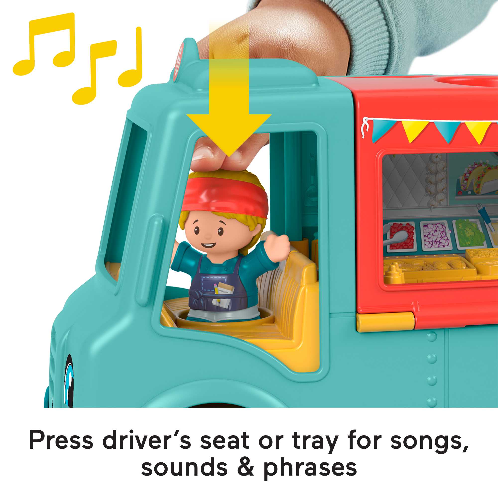 Fisher-Price Little People Serve It Up Food Truck - English & French Version