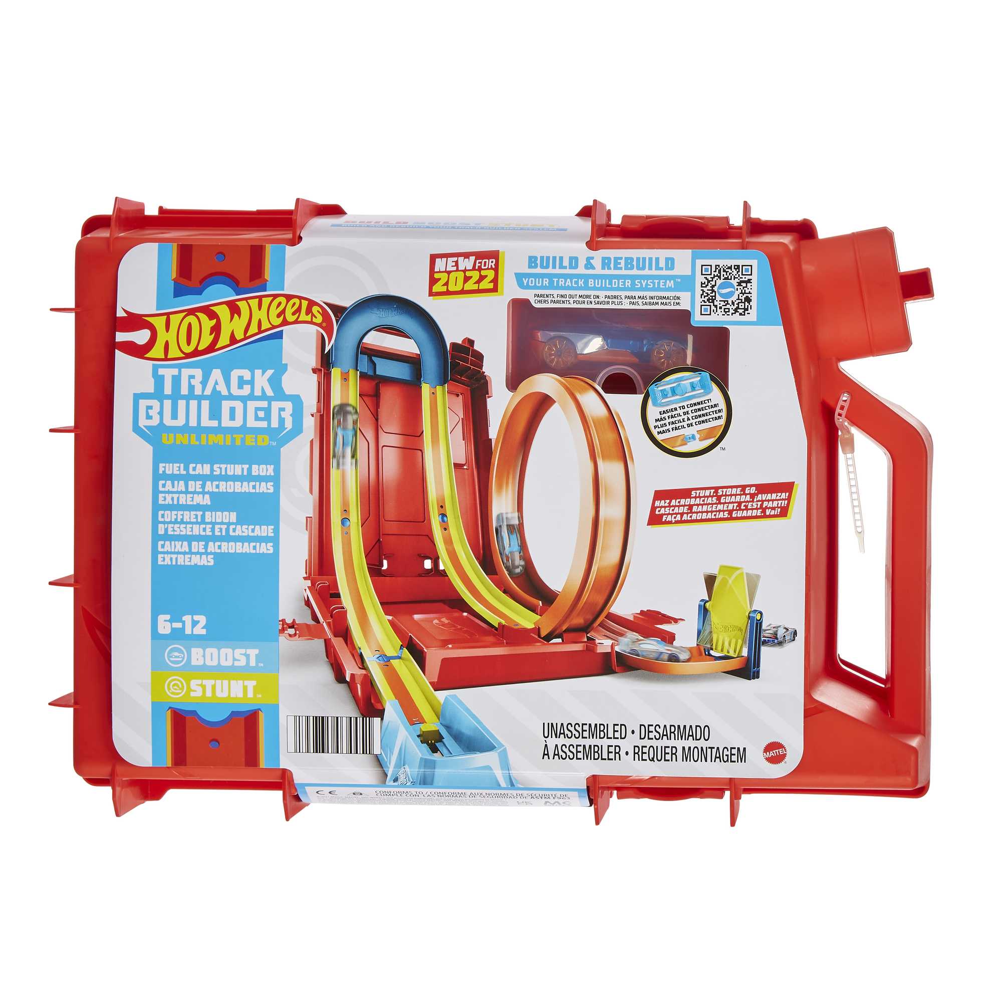Hot Wheels Track Builder Unlimited Fuel Can Stunt Box, Gift For Kids 6 Years & Up